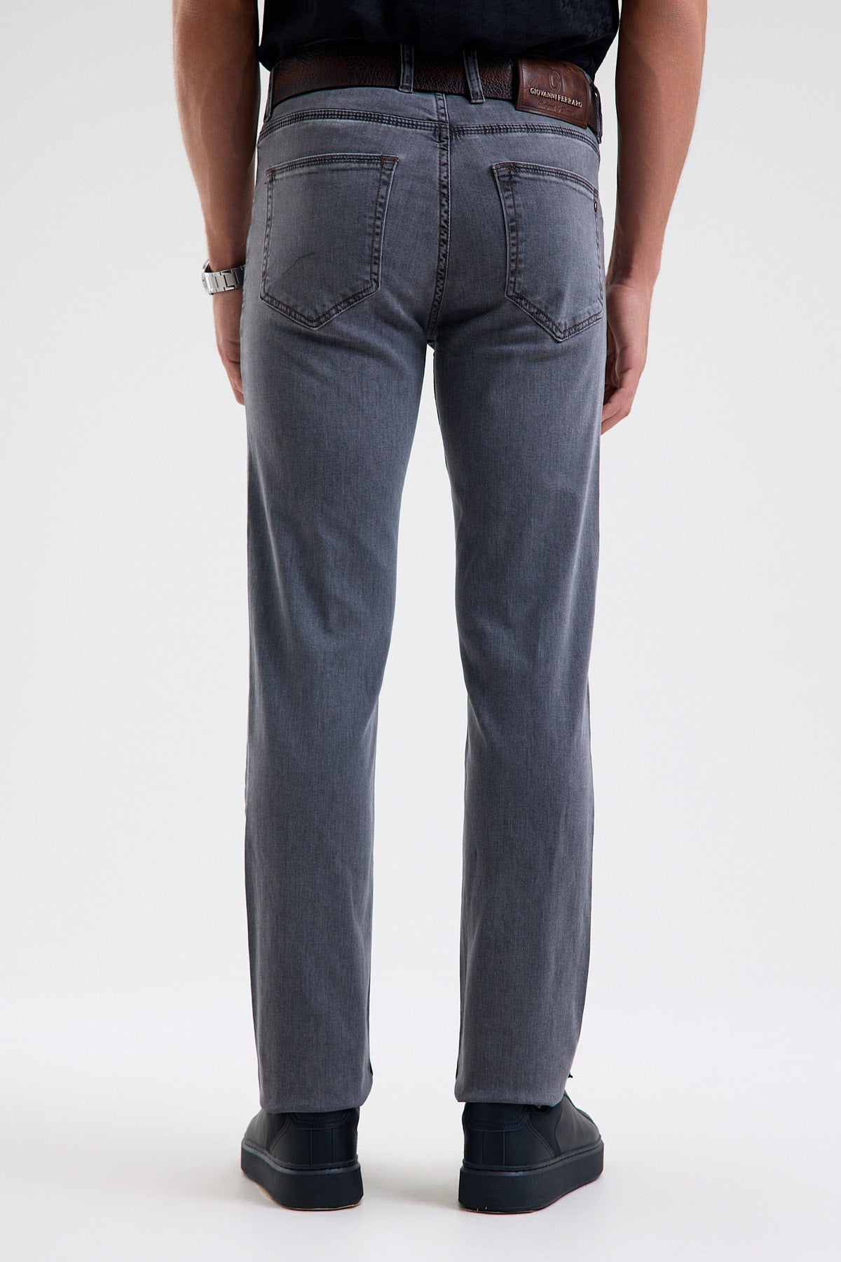 Cotton-Blend Stretch Denim Jeans