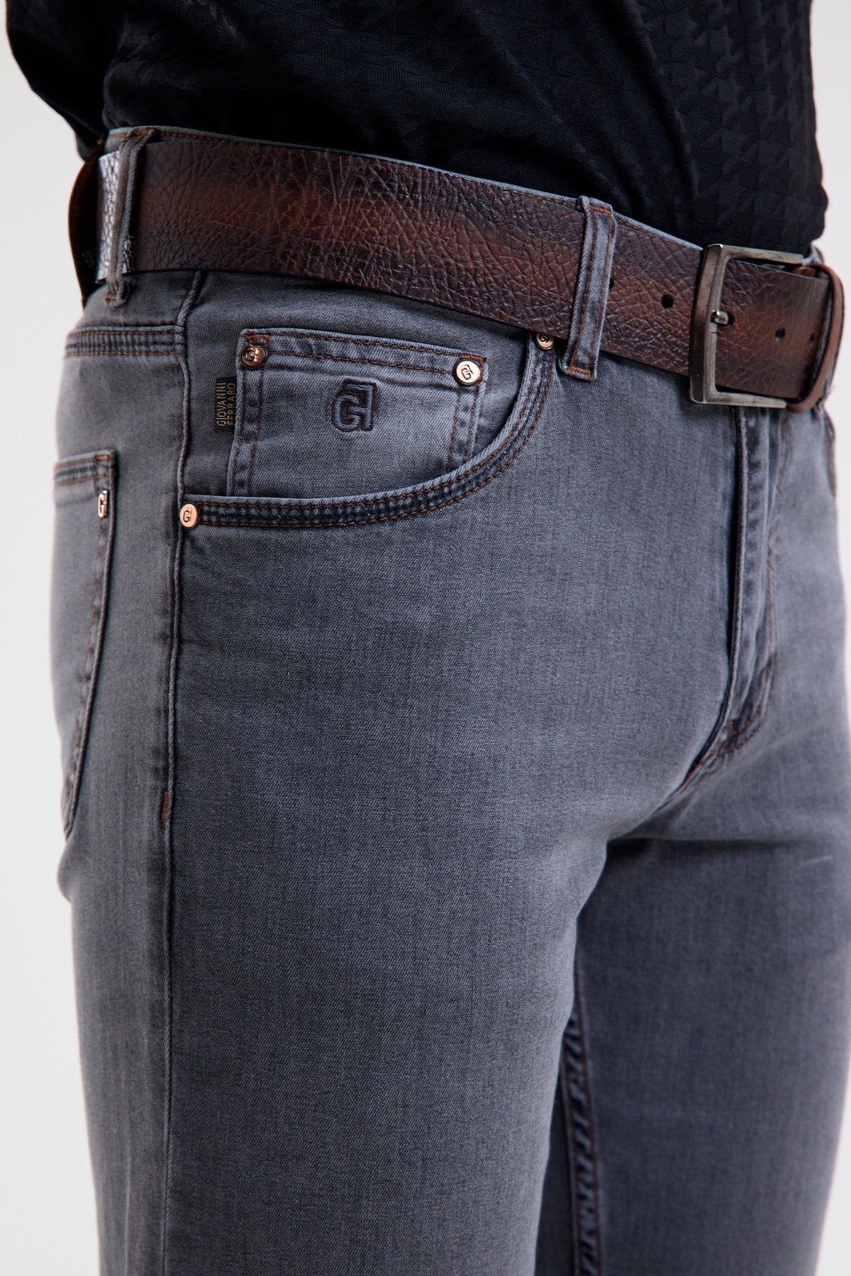 Cotton-Blend Stretch Denim Jeans