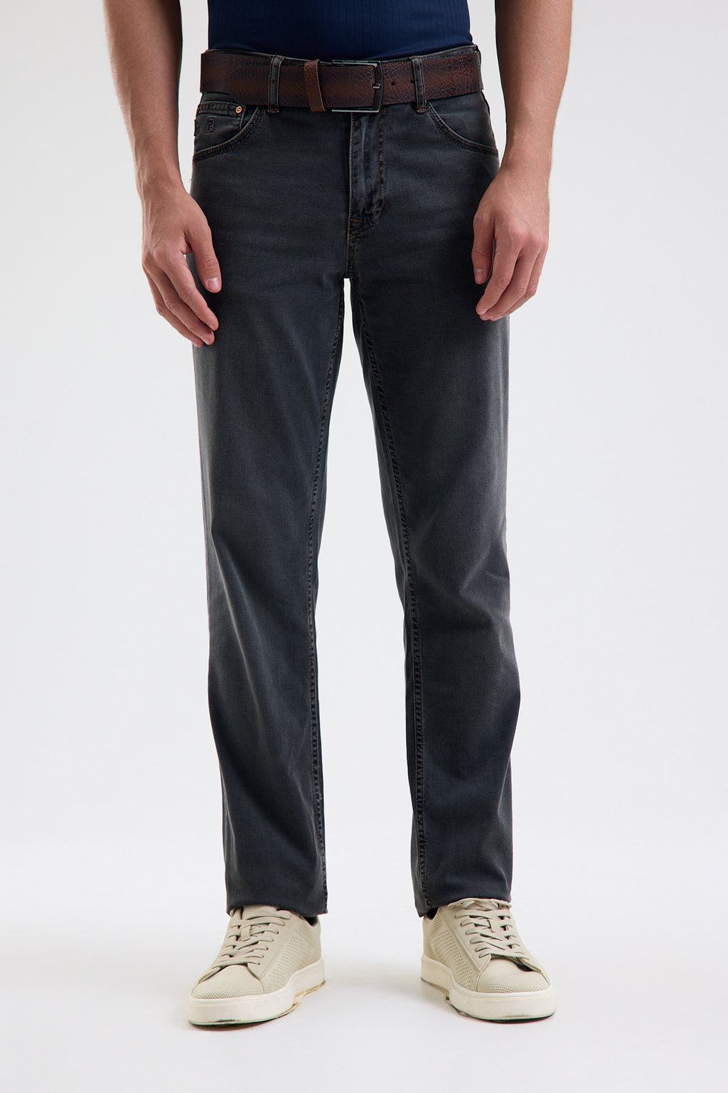 Cotton-Blend Stretch Denim Jeans