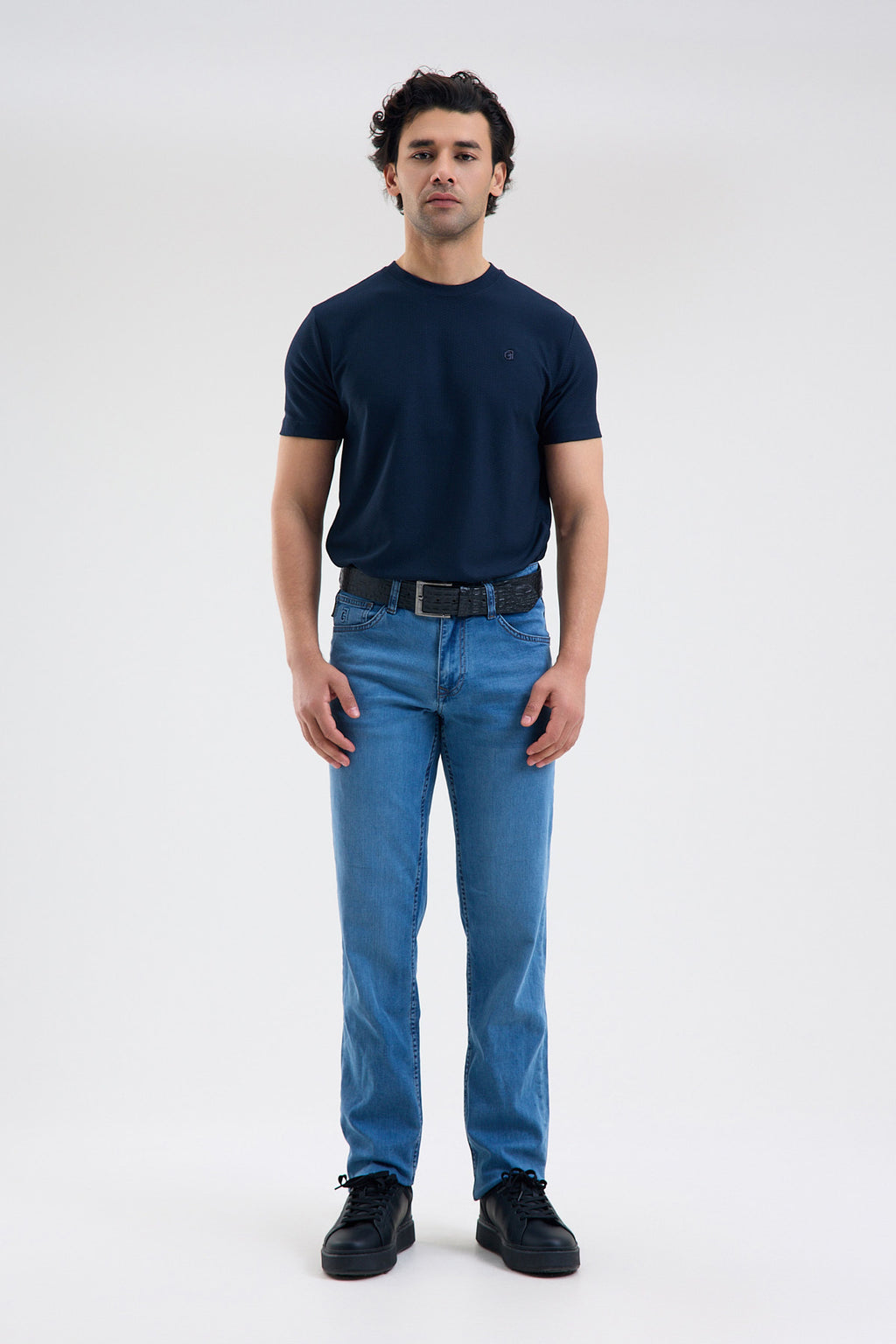 Cotton-Blend Stretch Denim Jeans