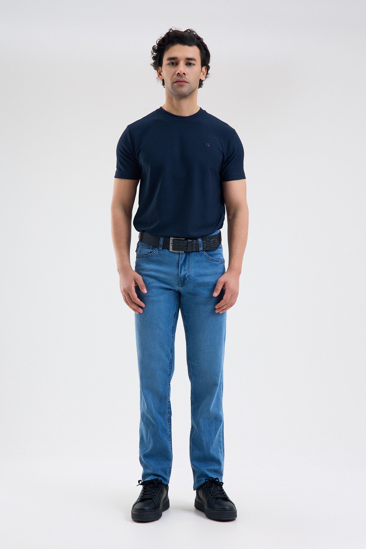 Cotton-Blend Stretch Denim Jeans