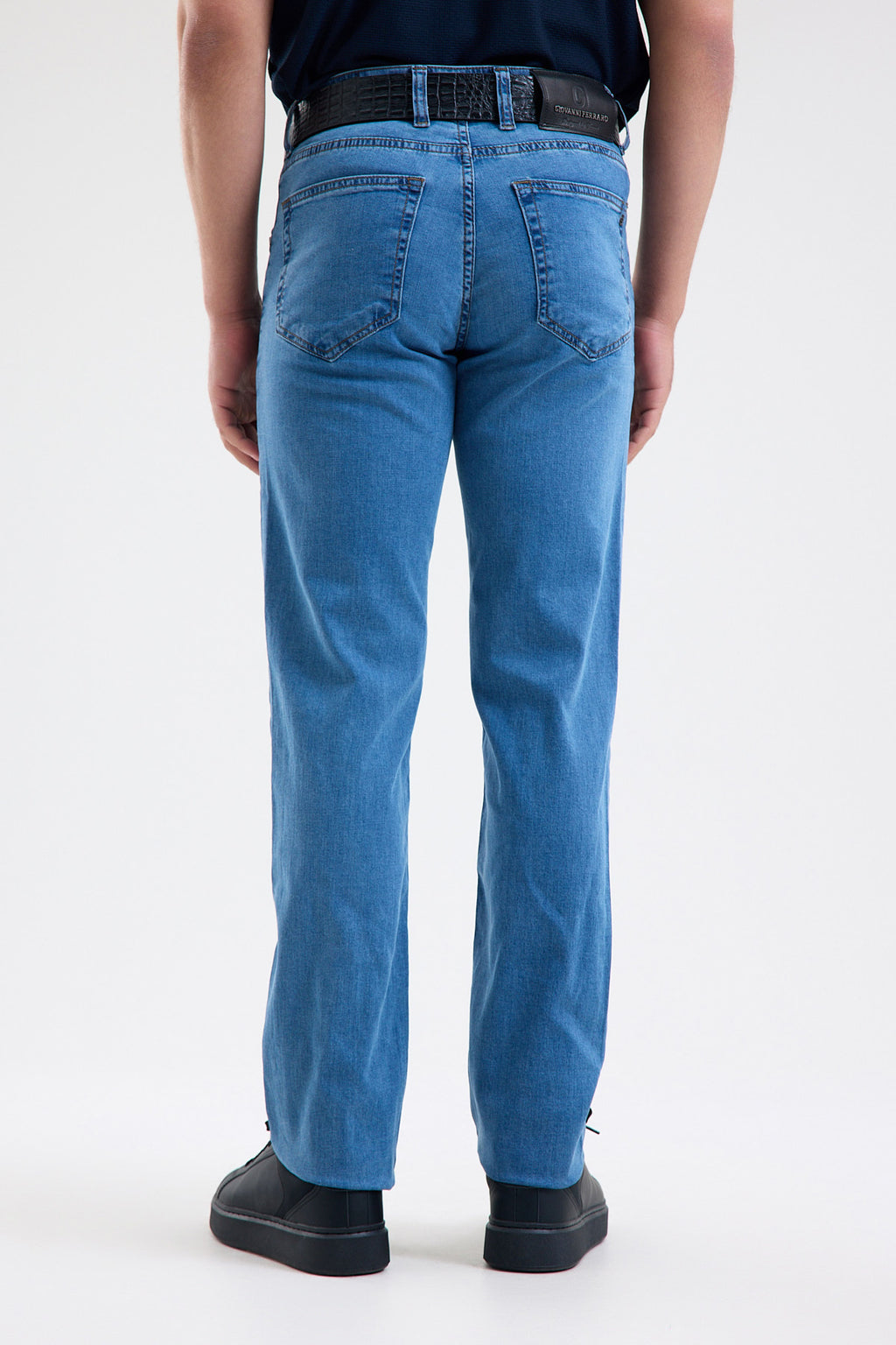 Cotton-Blend Stretch Denim Jeans
