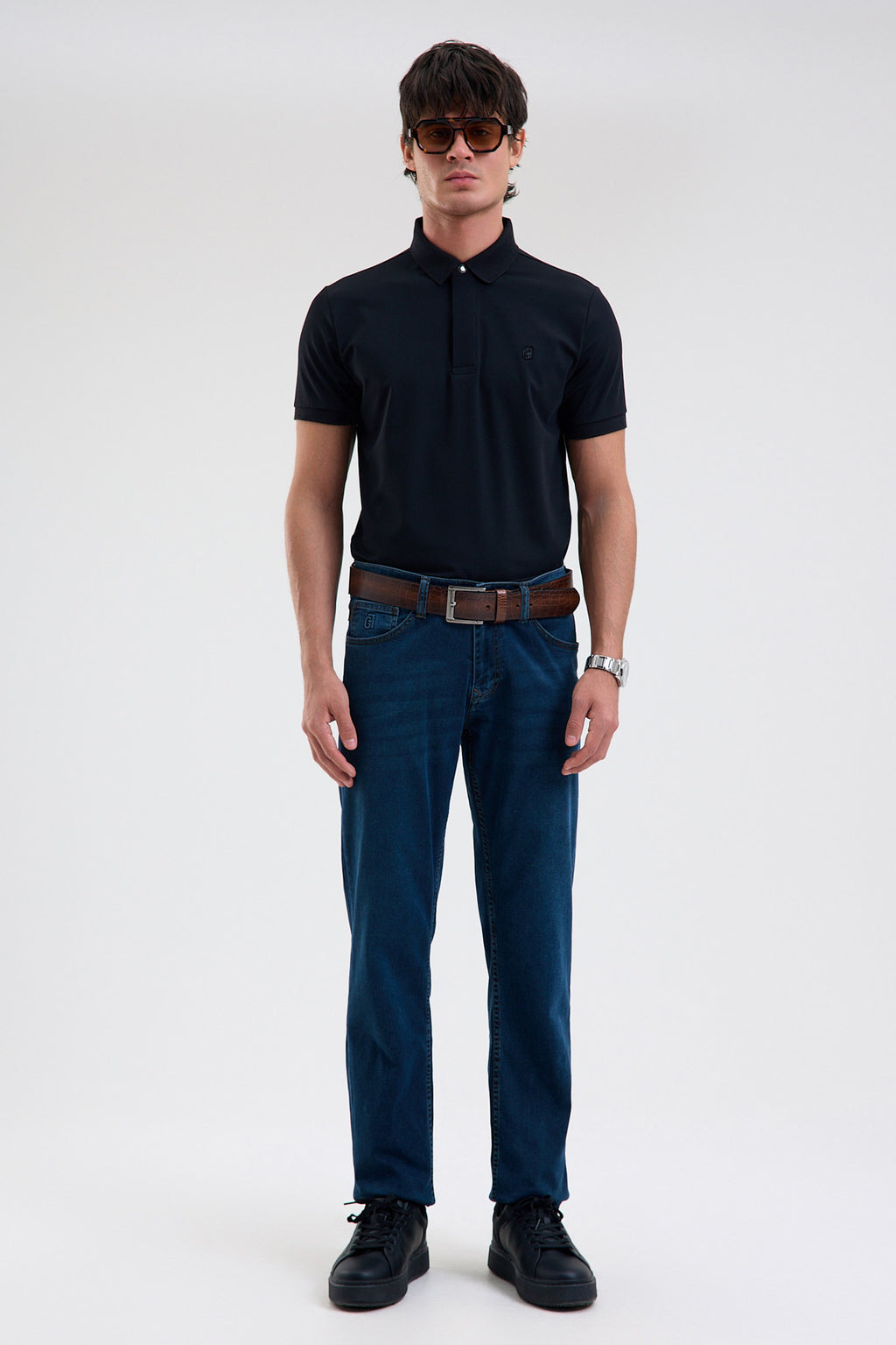 Cotton-Blend Stretch Denim Jeans