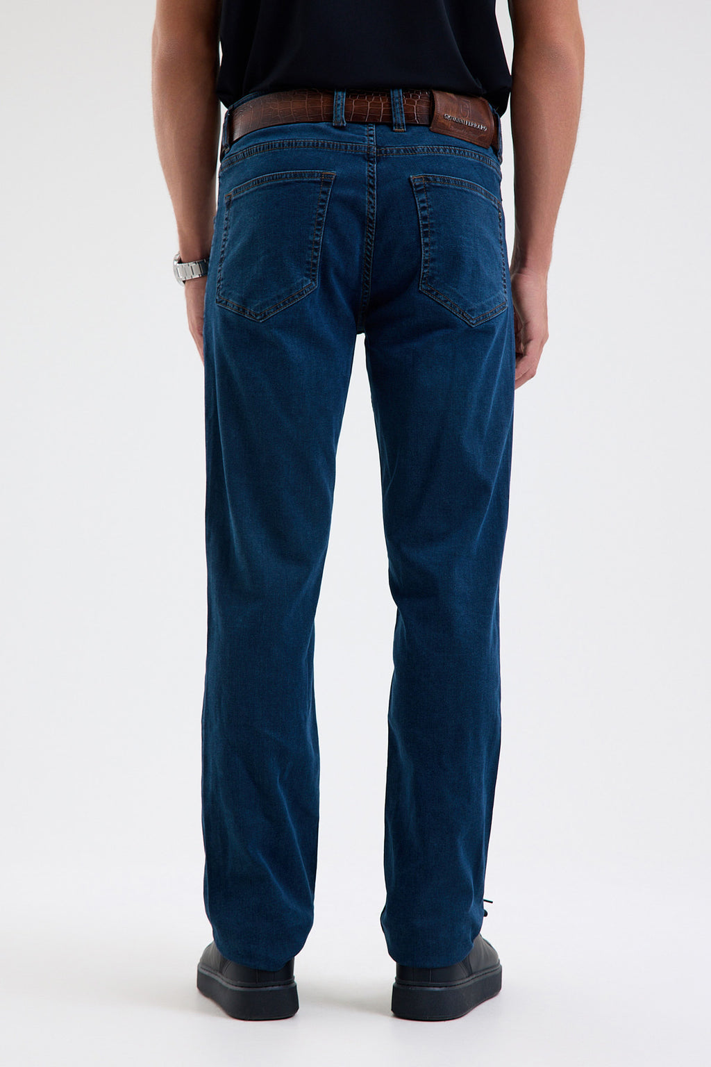Cotton-Blend Stretch Denim Jeans