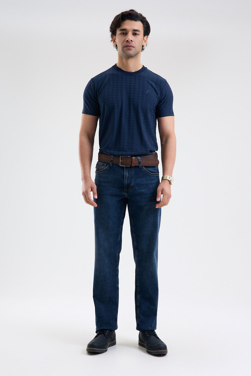Cotton-Blend Stretch Denim Jeans