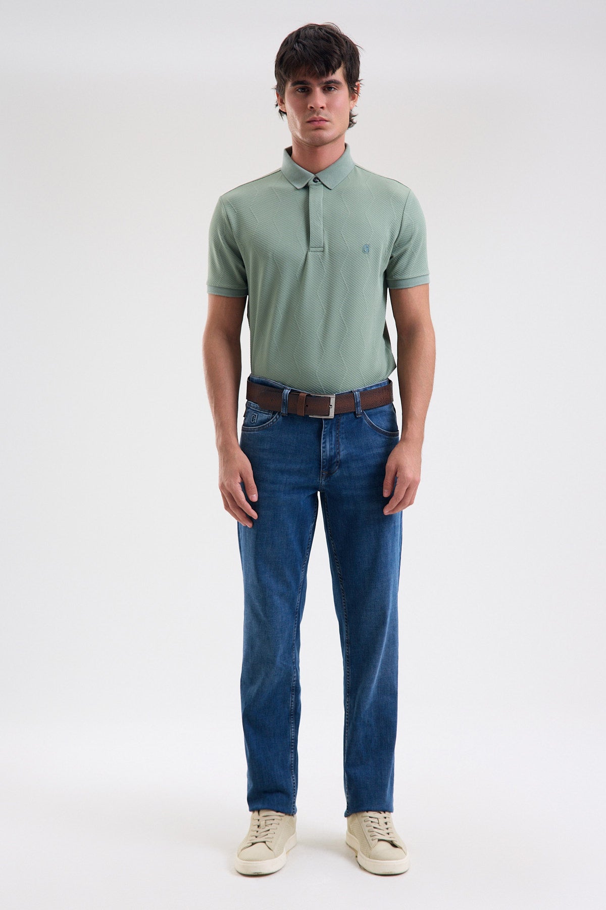 Cotton-Blend Stretch Denim Jeans