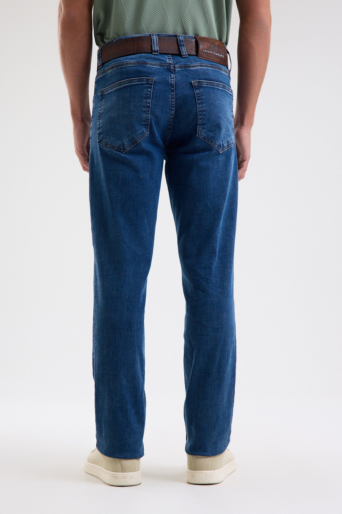 Cotton-Blend Stretch Denim Jeans