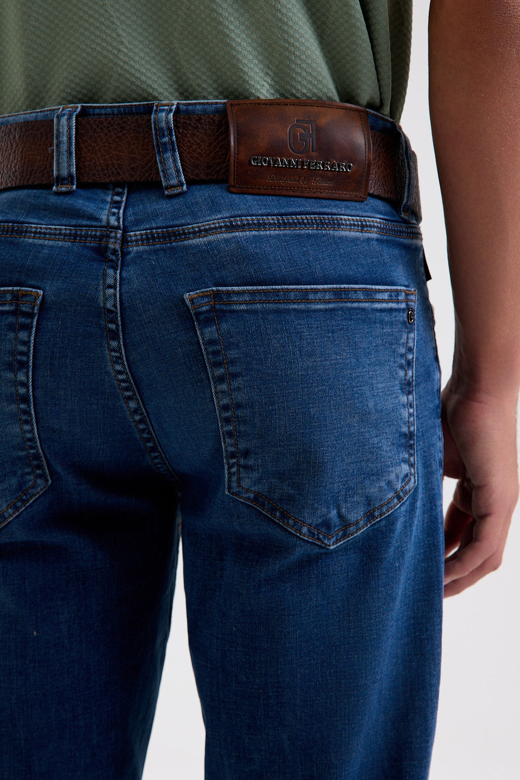 Cotton-Blend Stretch Denim Jeans