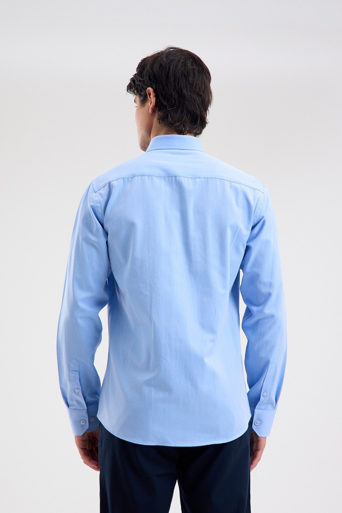 Cotton-Blend Microfiber Shirt