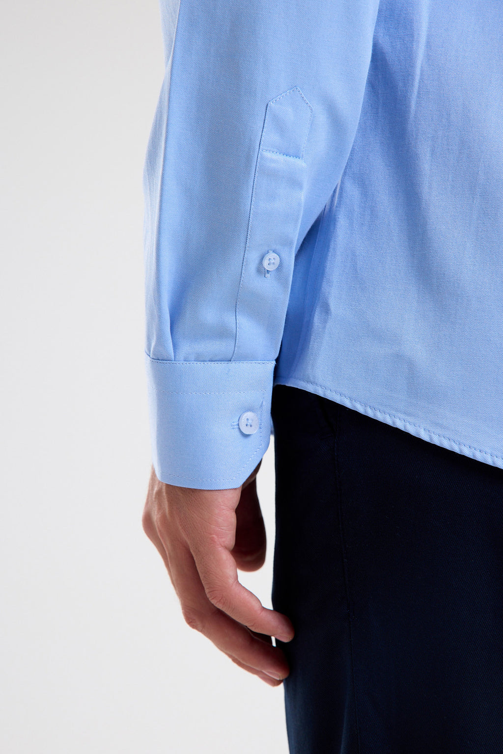 Cotton-Blend Microfiber Shirt