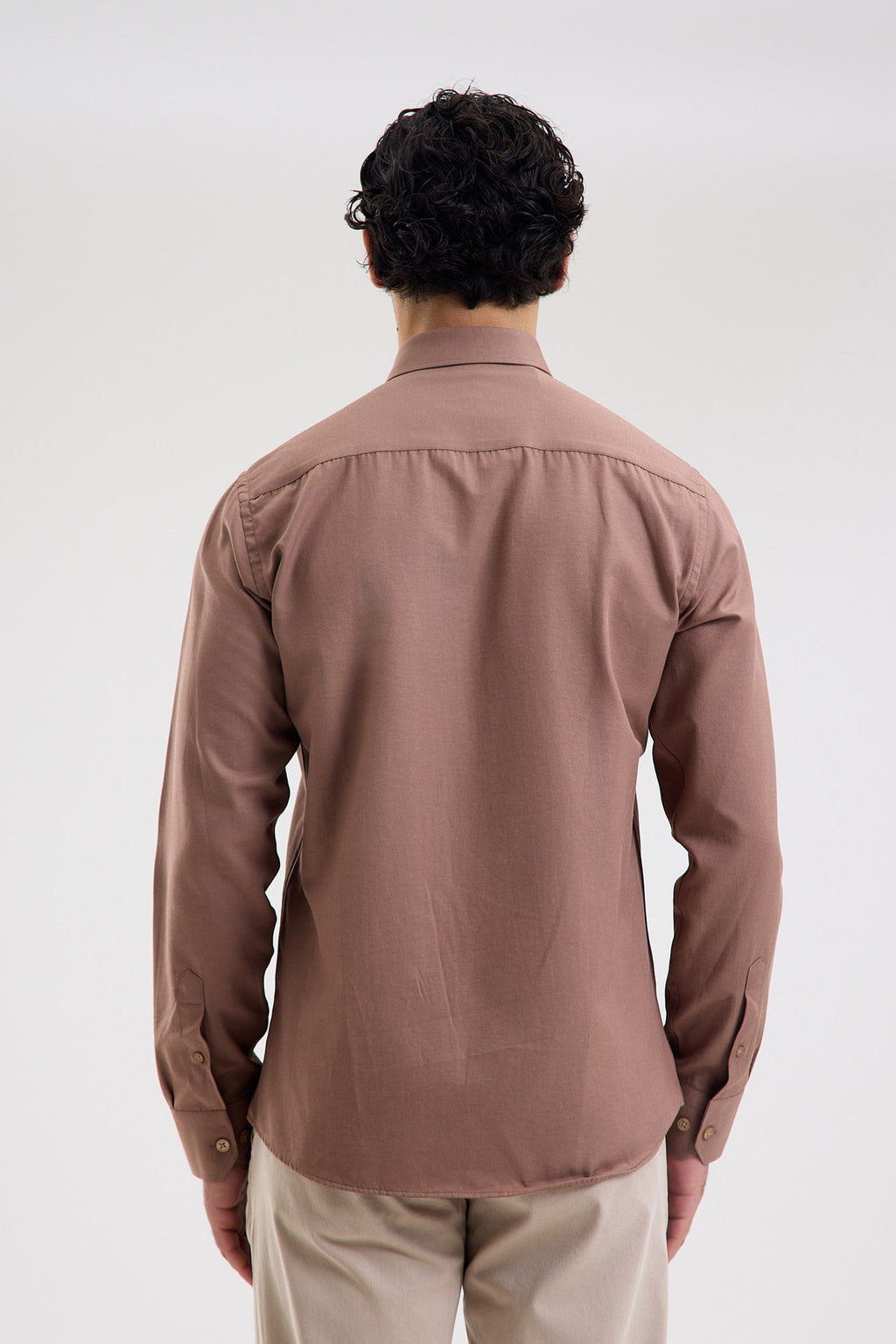 Cotton-Blend Microfiber Shirt