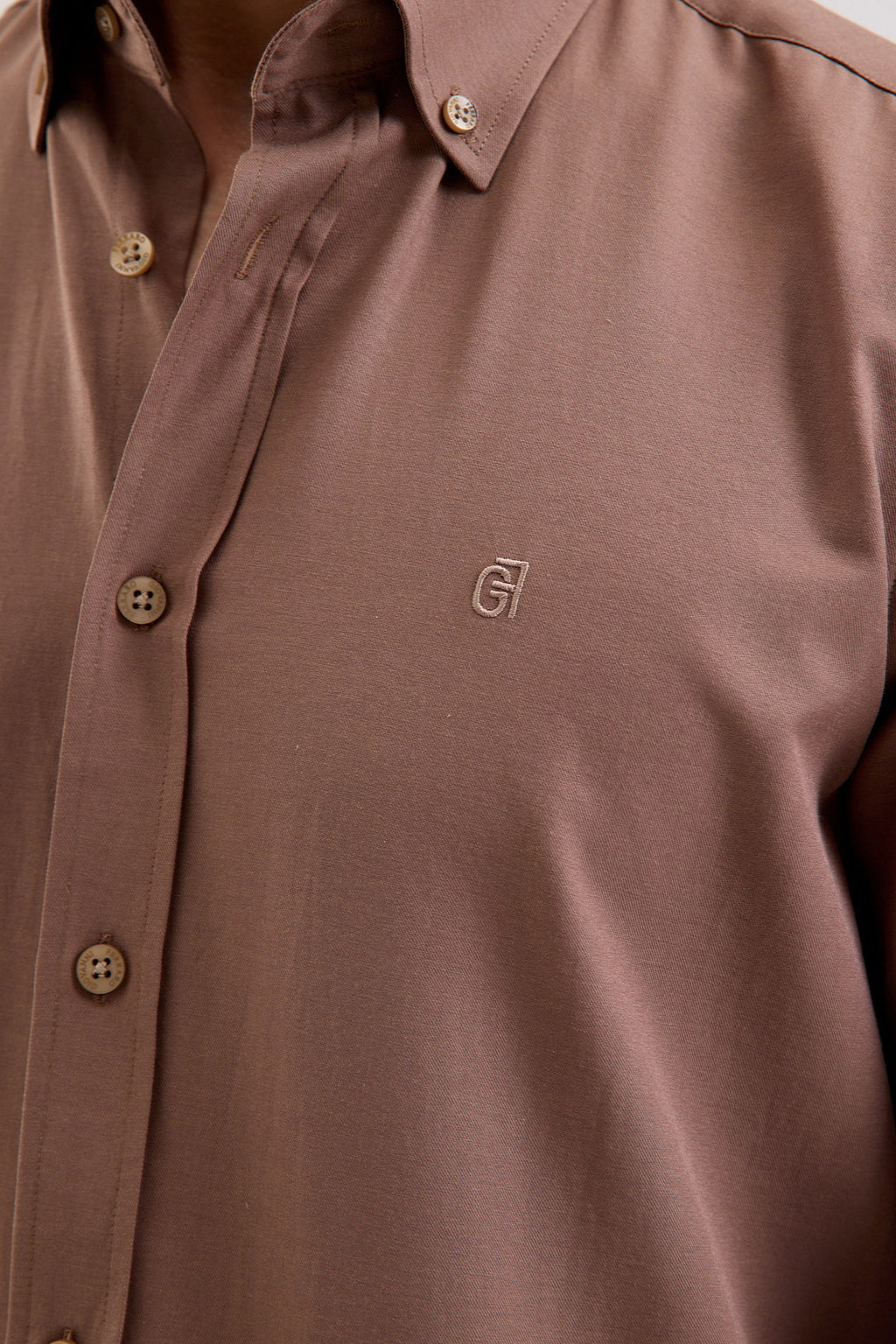 Cotton-Blend Microfiber Shirt