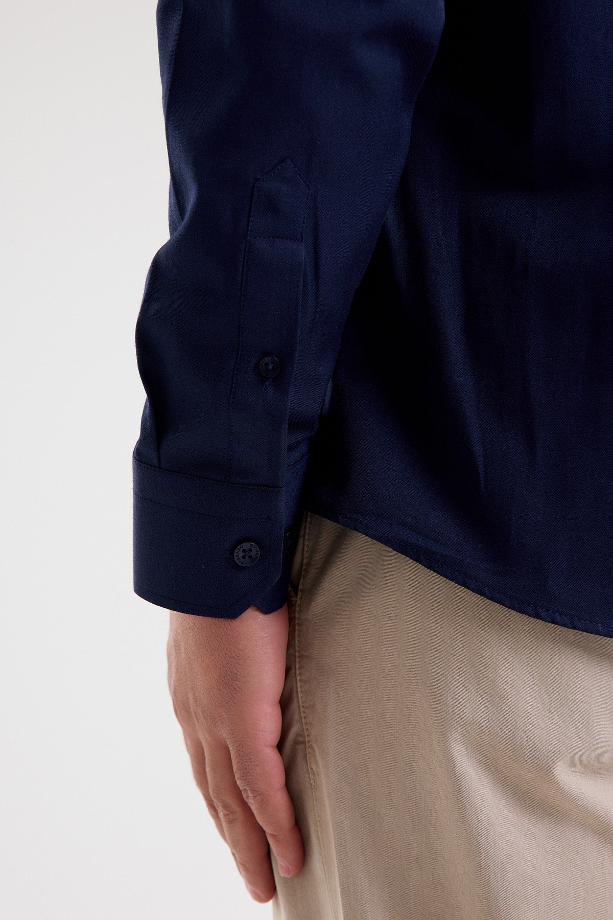 Cotton-Blend Microfiber Shirt