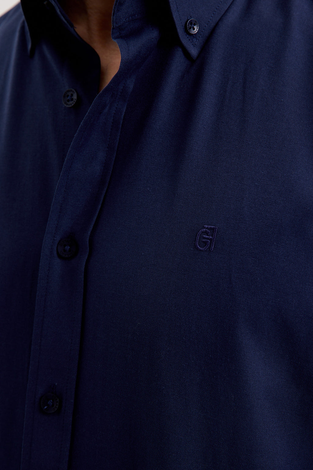 Cotton-Blend Microfiber Shirt