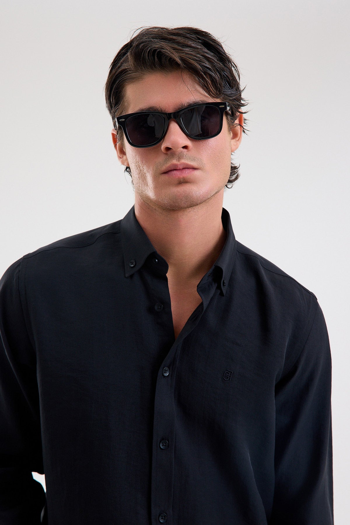Tencel-Blend Microfiber Shirt