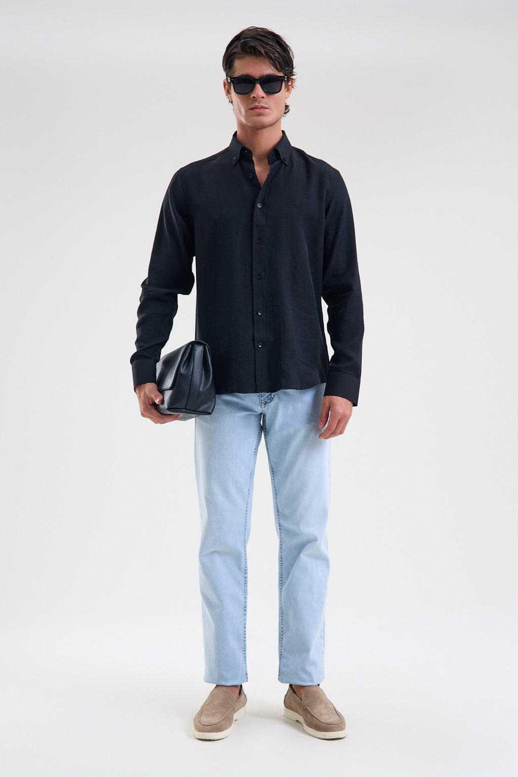Tencel-Blend Microfiber Shirt