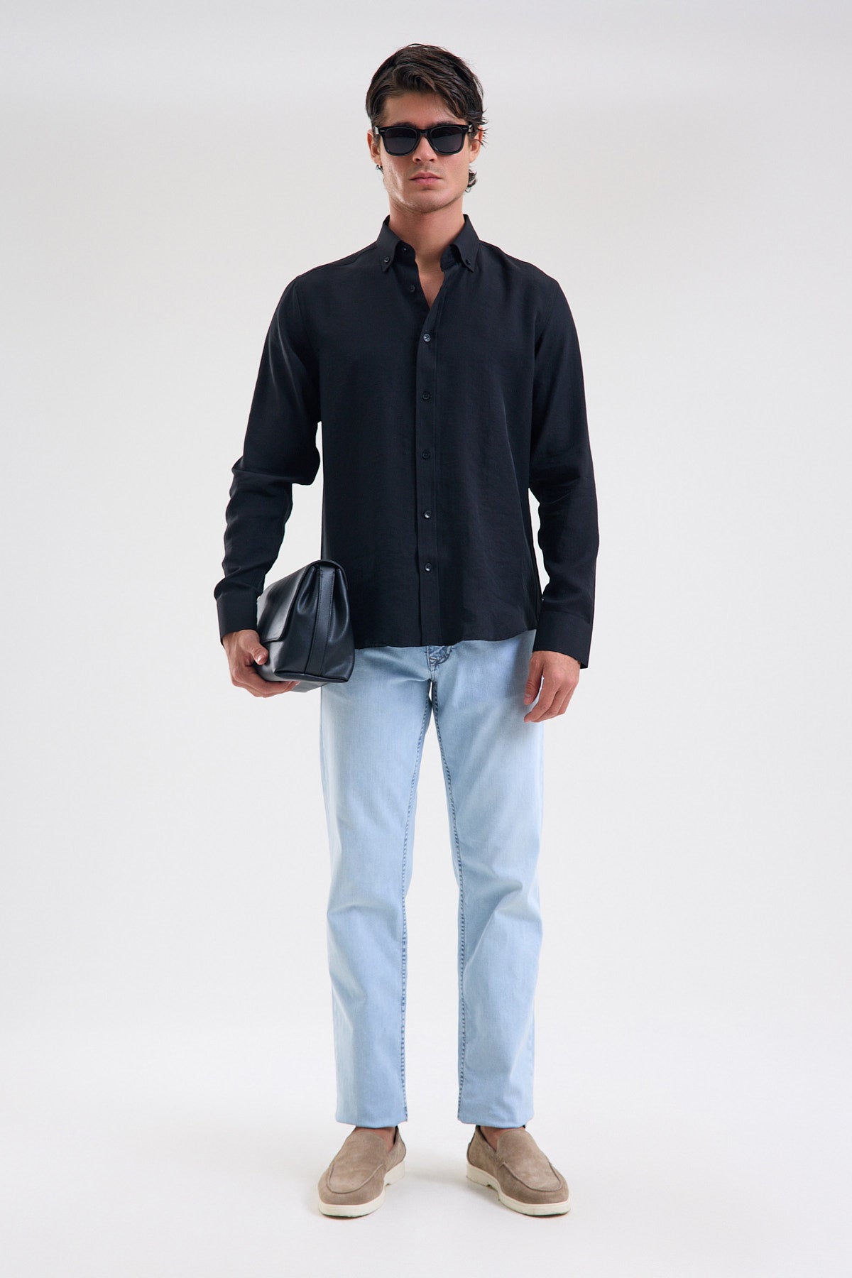 Tencel-Blend Microfiber Shirt