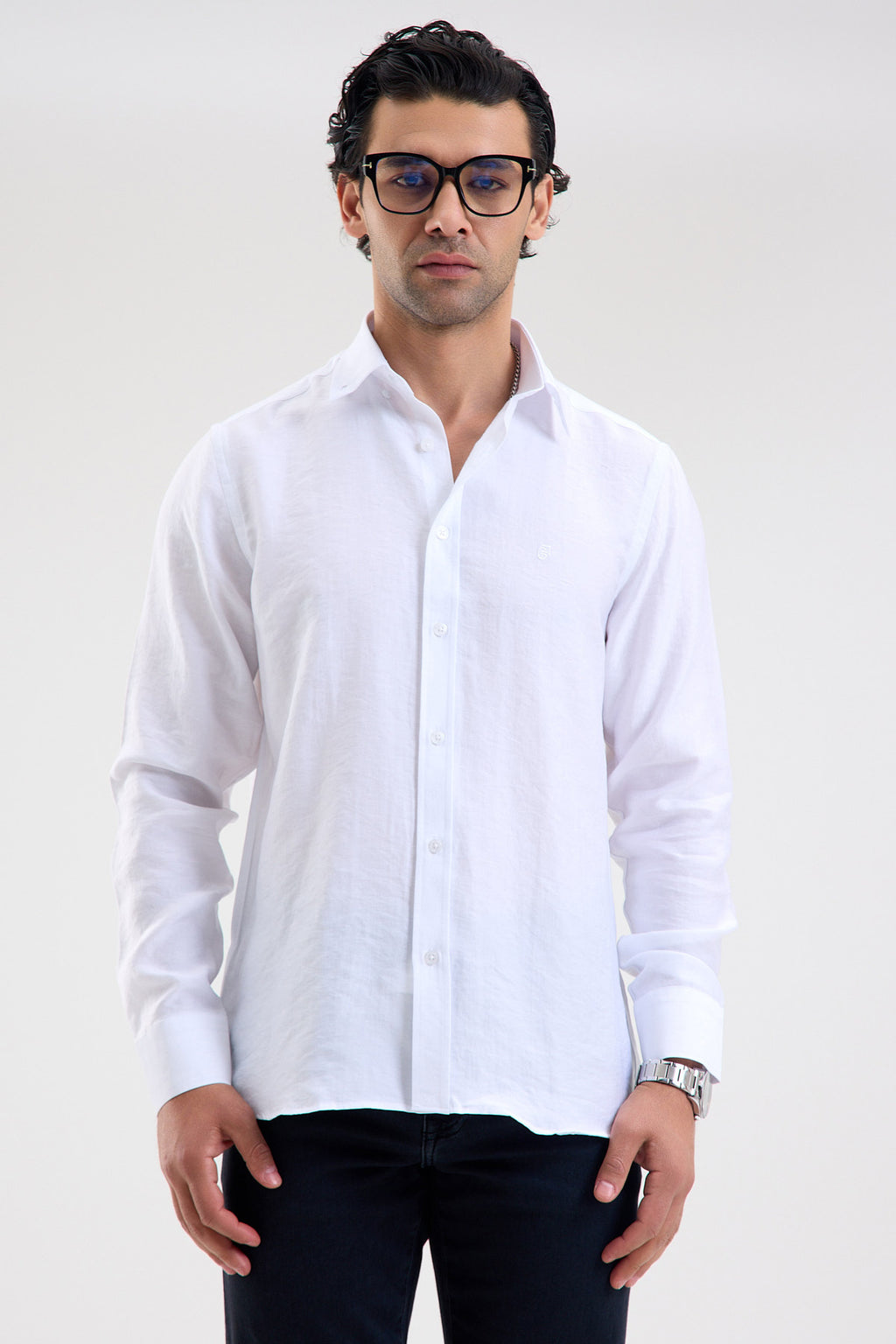Tencel-Blend Microfiber Shirt