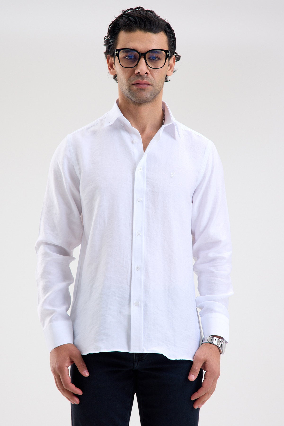Tencel-Blend Microfiber Shirt