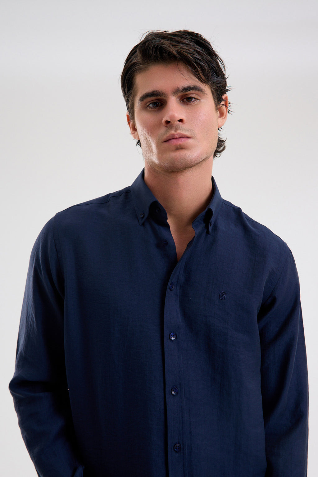 Tencel-Blend Microfiber Shirt