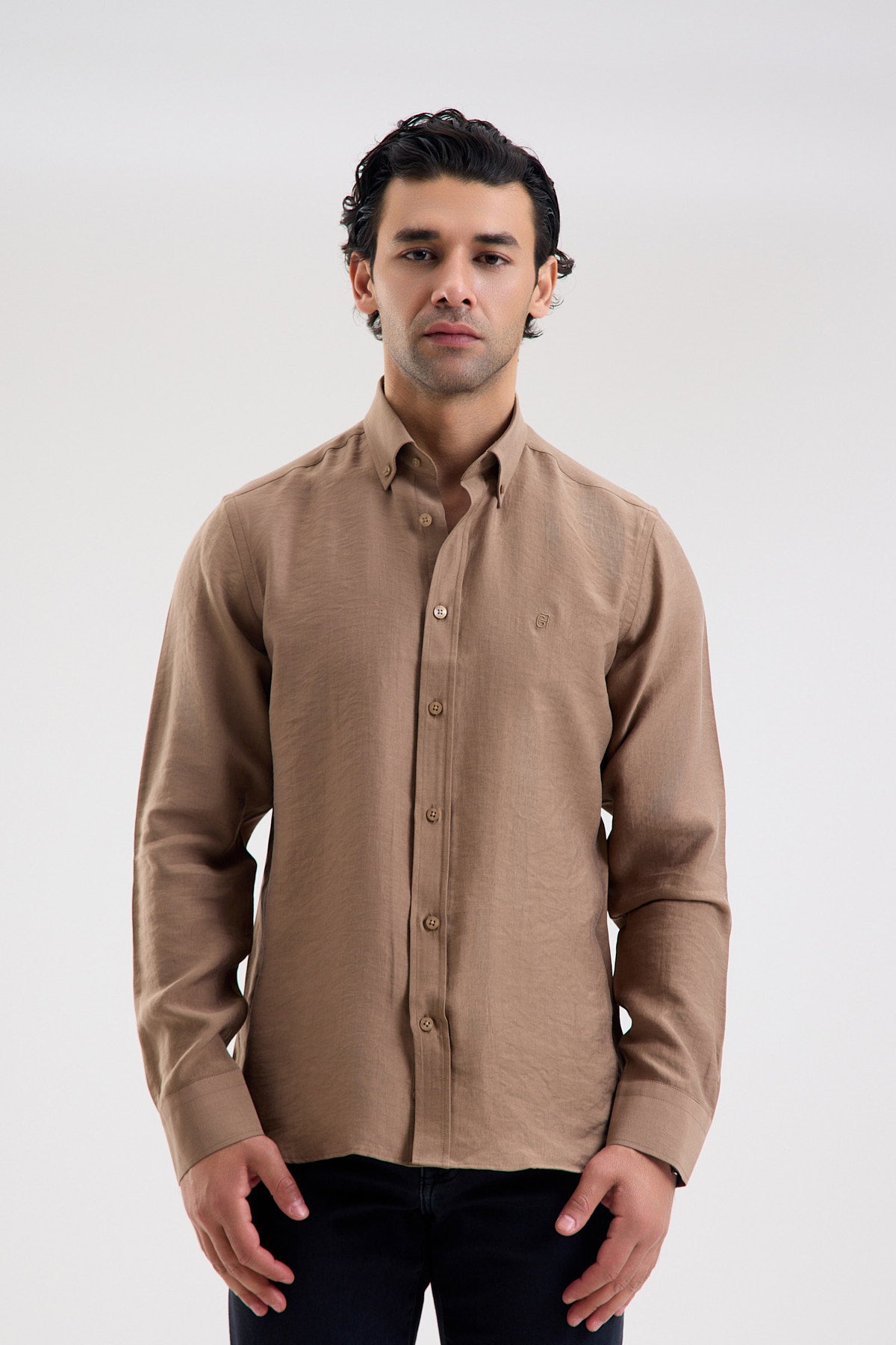 Tencel-Blend Microfiber Shirt