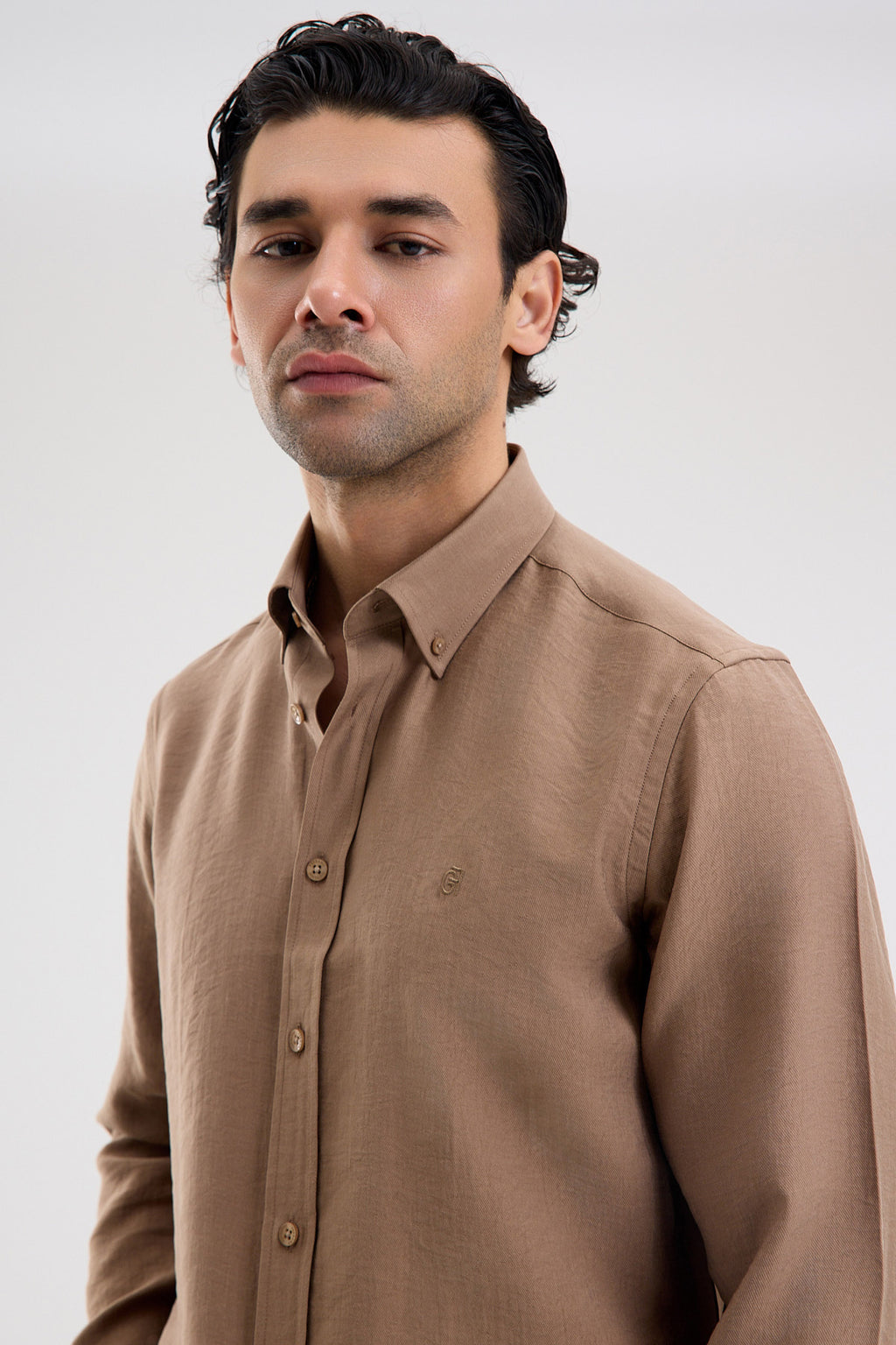 Tencel-Blend Microfiber Shirt
