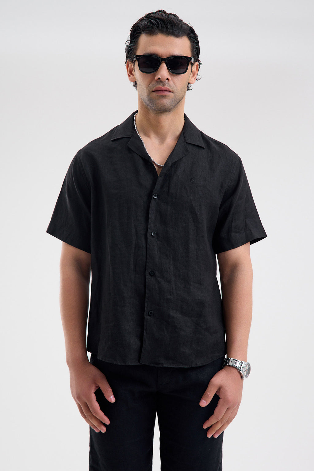 Pure Linen Short Sleeve Shirt