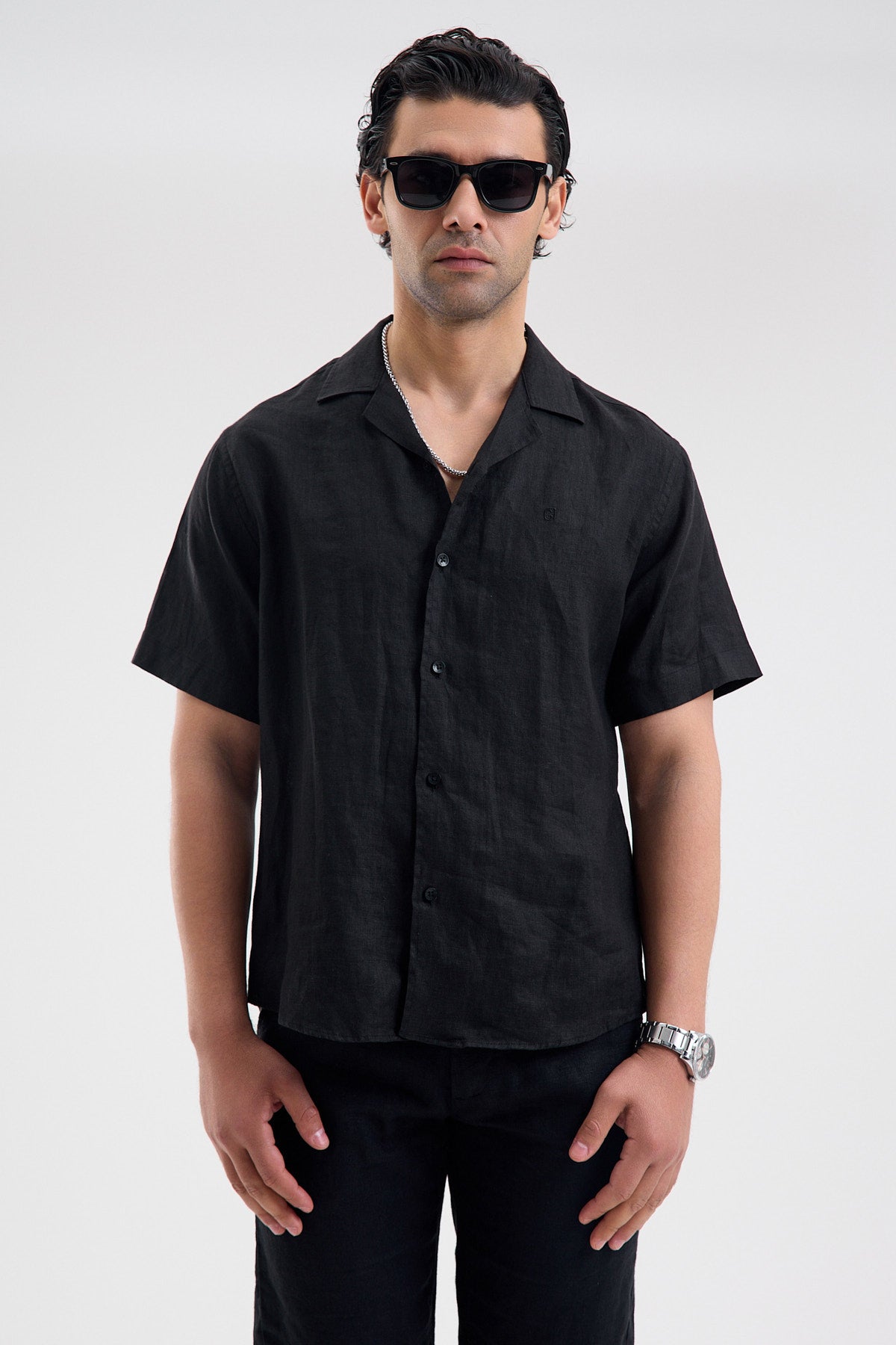 Pure Linen Short Sleeve Shirt