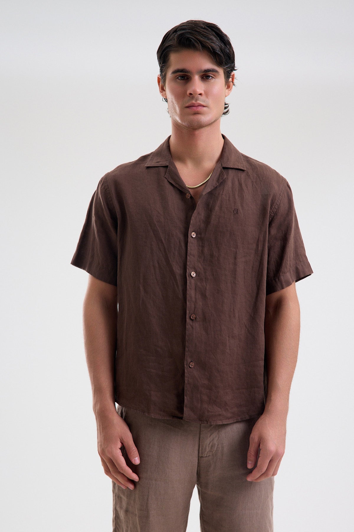 Pure Linen Short Sleeve Shirt