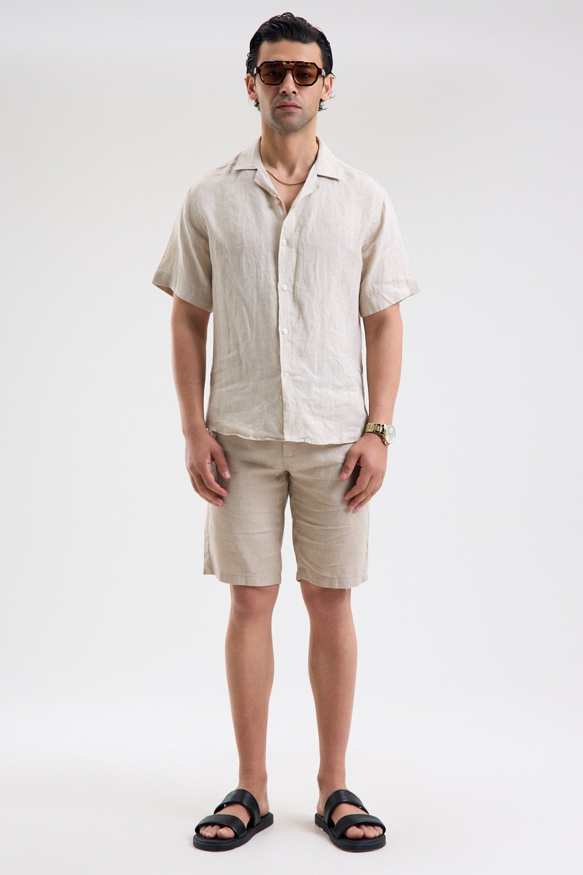 Pure Linen Short Sleeve Shirt