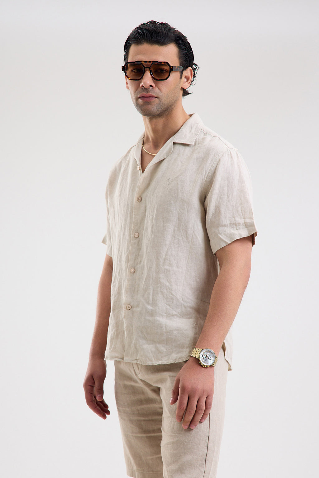 Pure Linen Short Sleeve Shirt