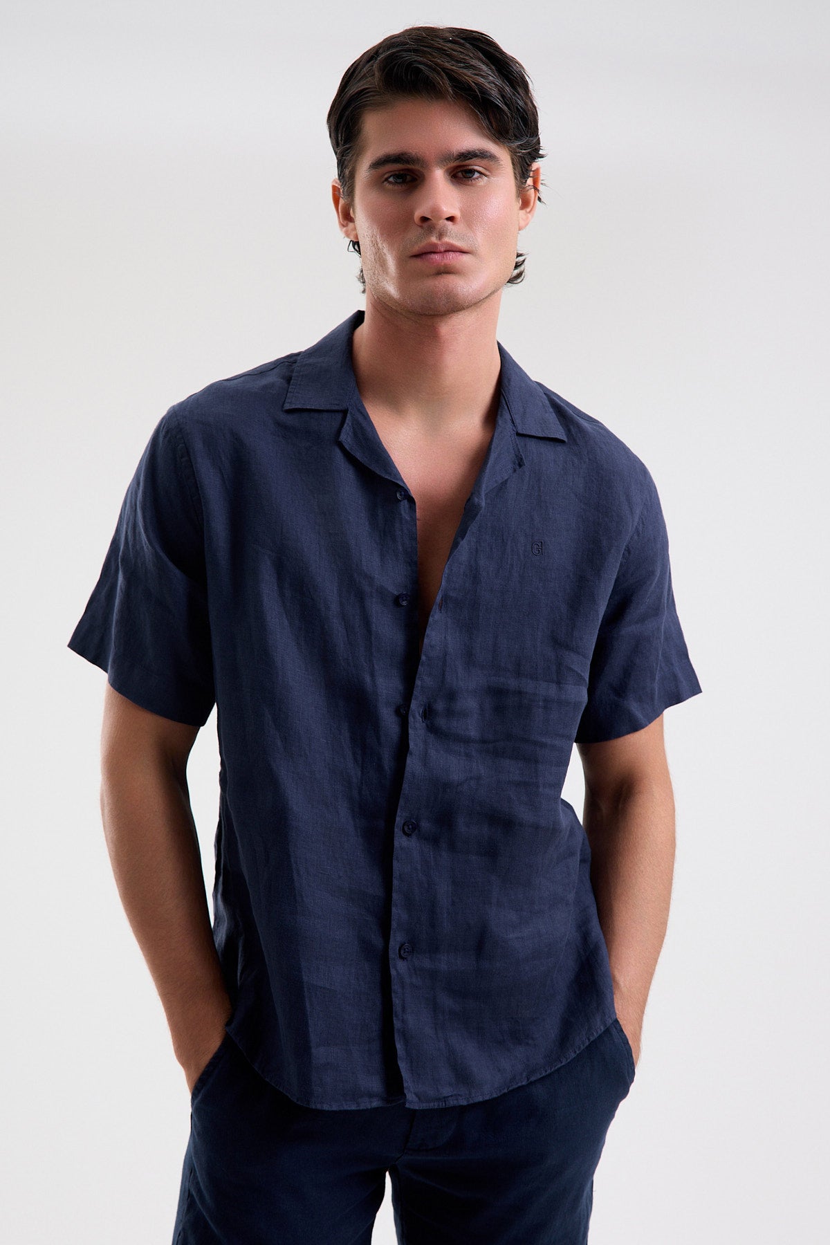 Pure Linen Short Sleeve Shirt