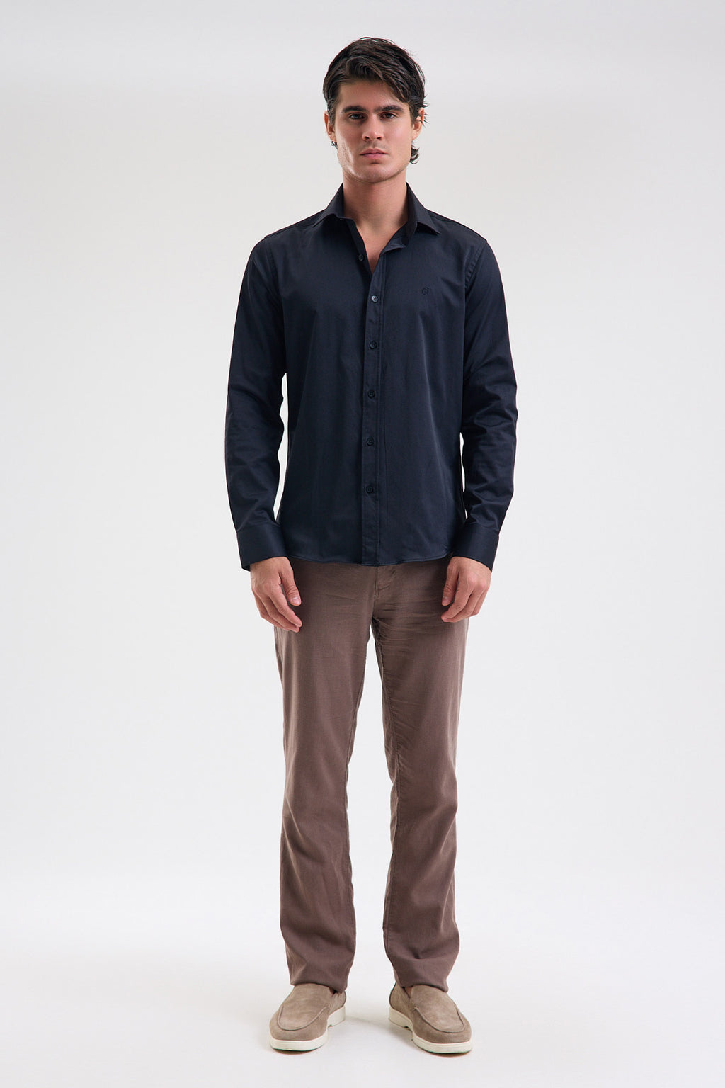 Stretch Cotton Blend Shirt