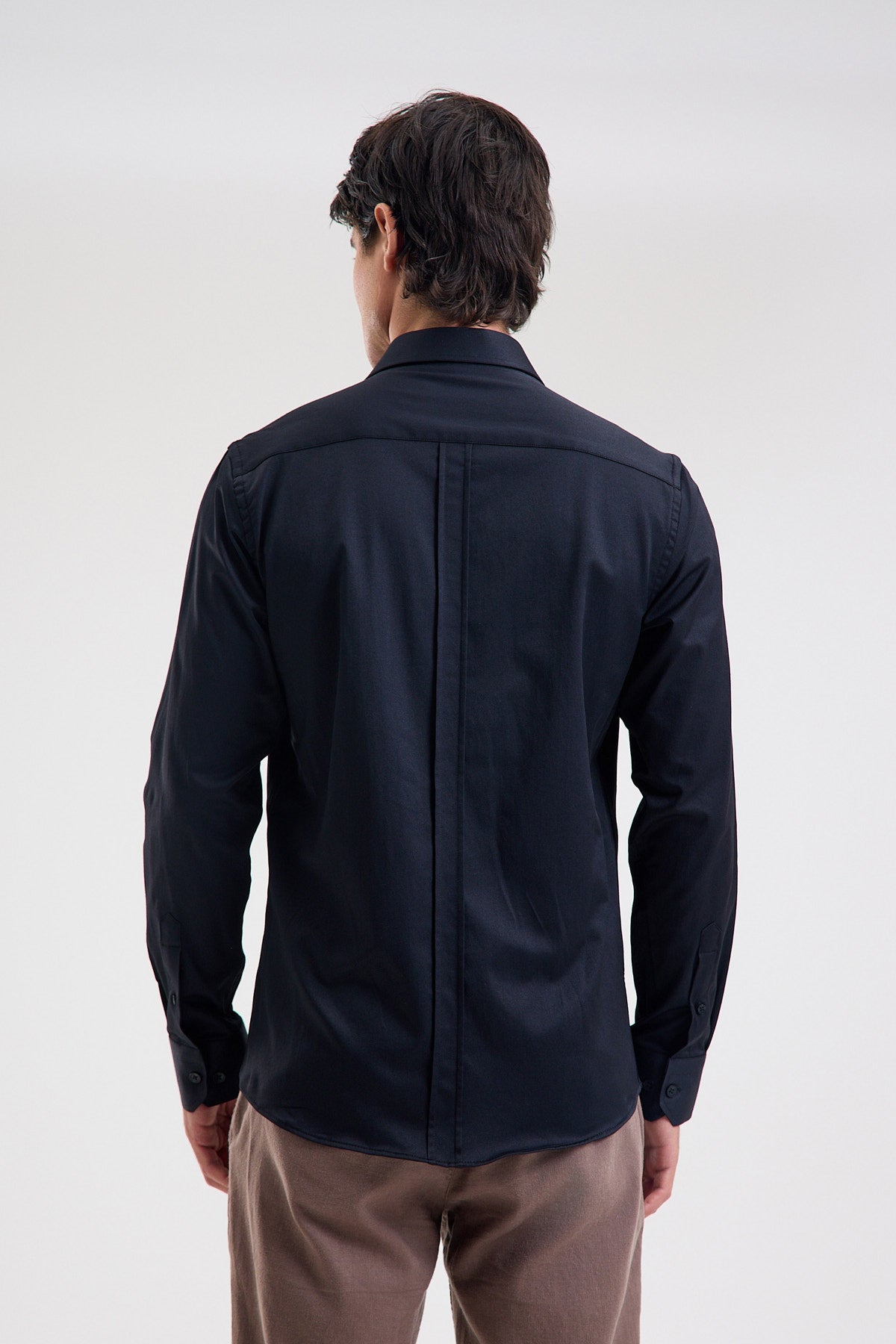 Stretch Cotton Blend Shirt