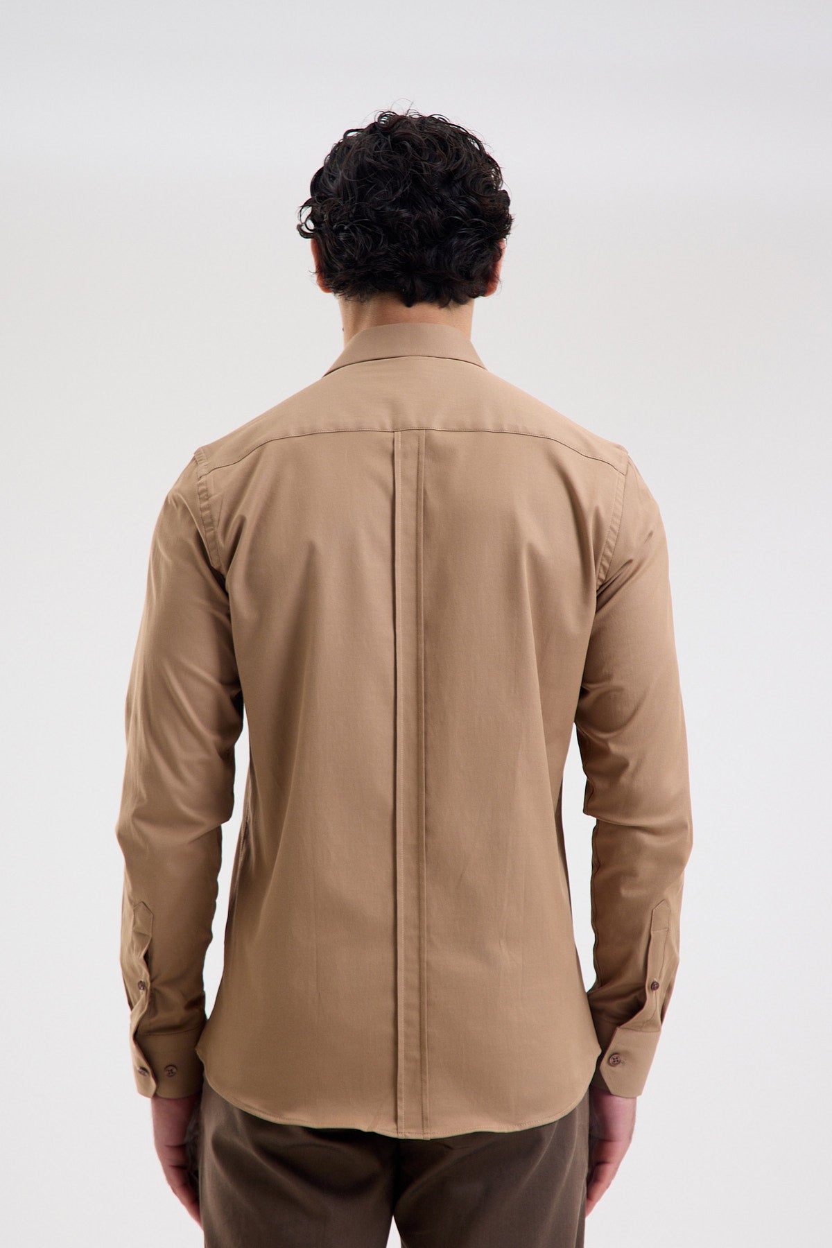 Stretch Cotton Blend Shirt