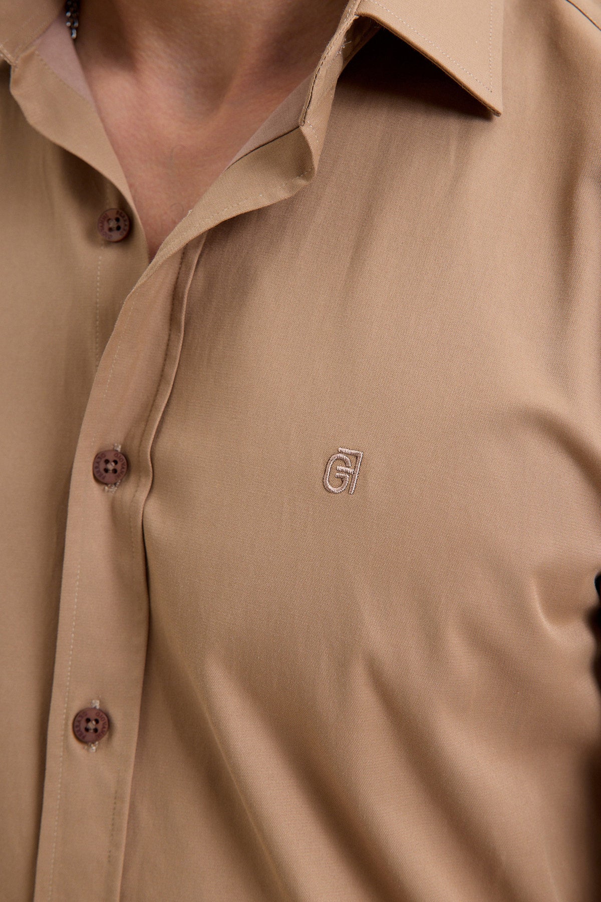Stretch Cotton Blend Shirt