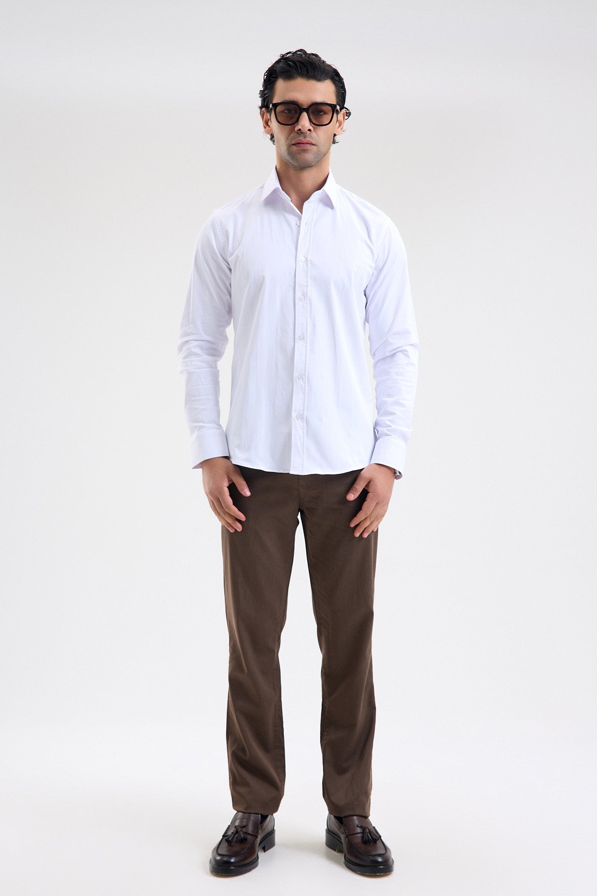 Stretch Cotton Blend Shirt