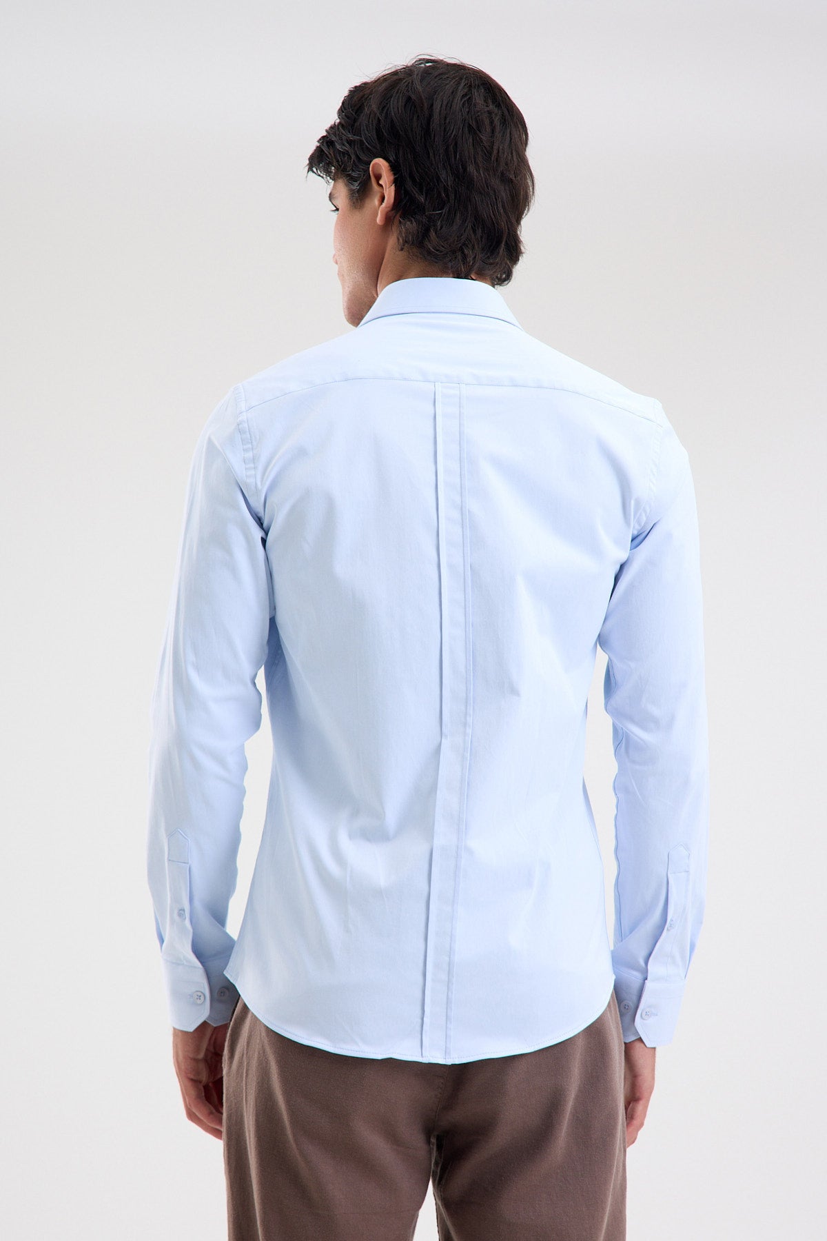 Stretch Cotton Blend Shirt