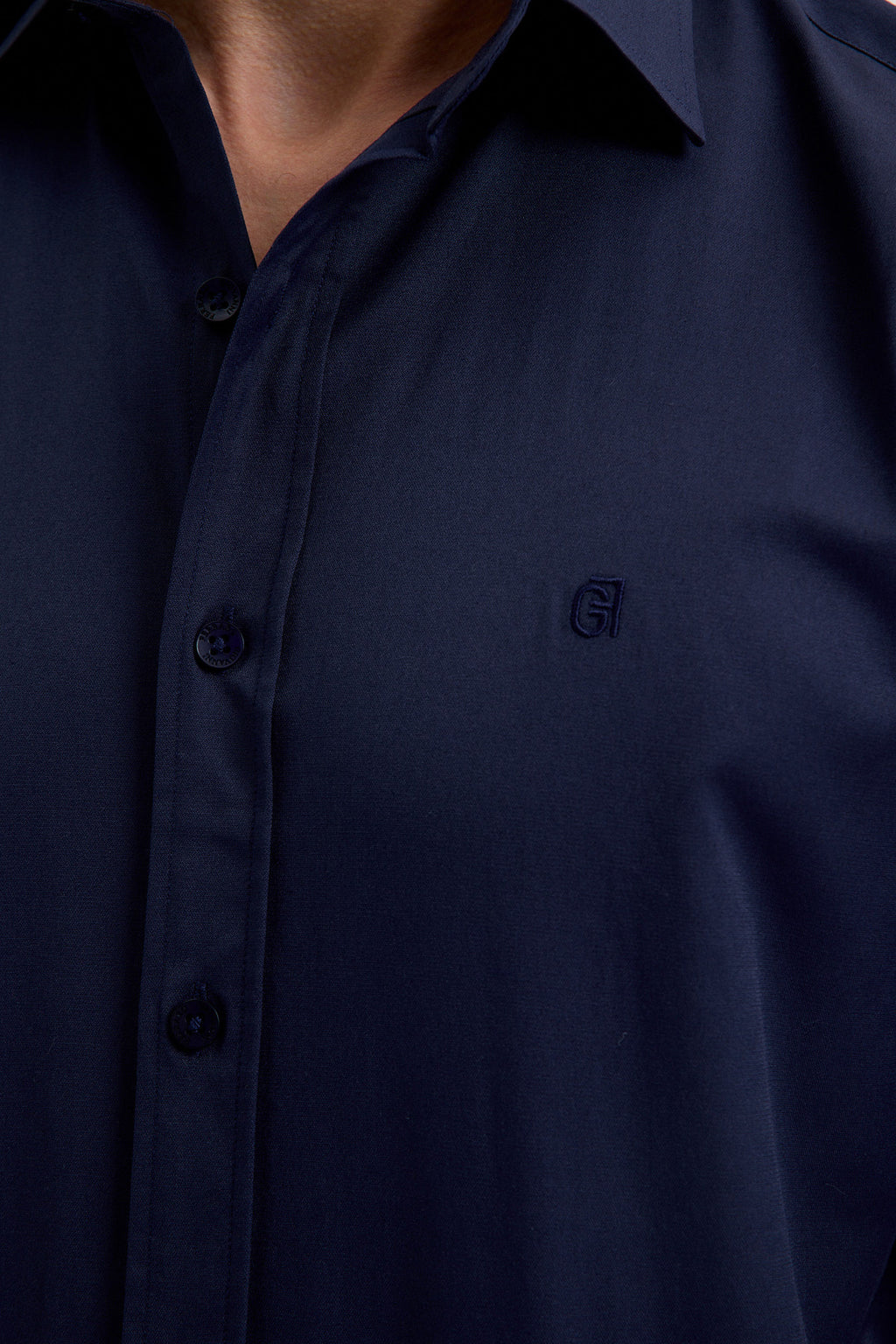 Stretch Cotton Blend Shirt