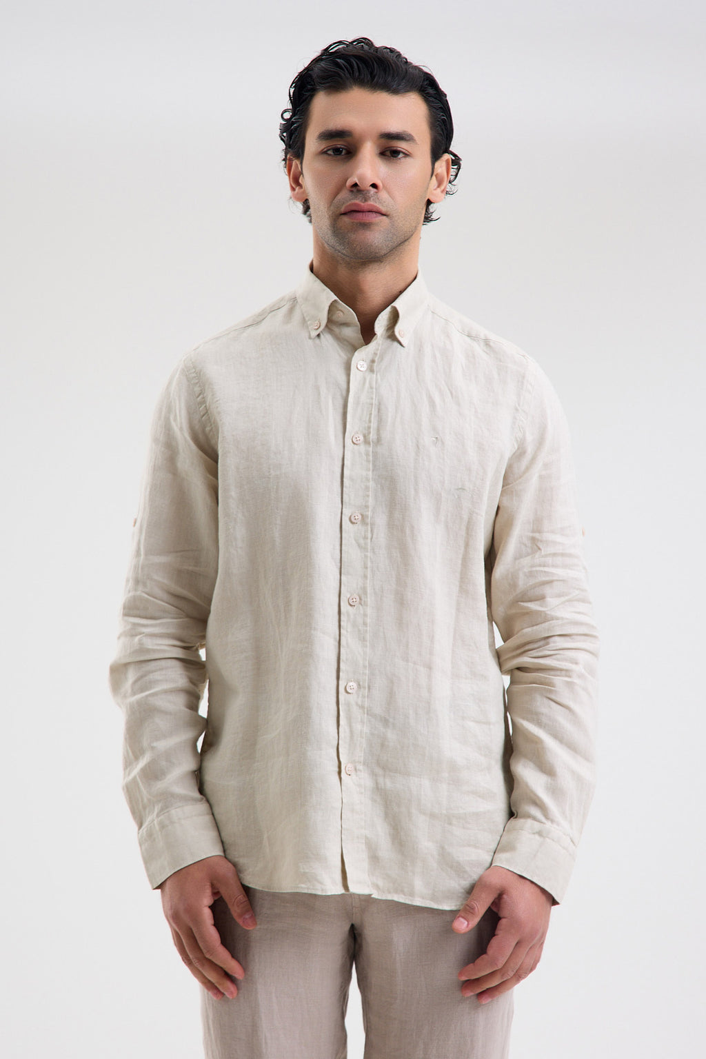 Pure Linen Long Sleeve Shirt