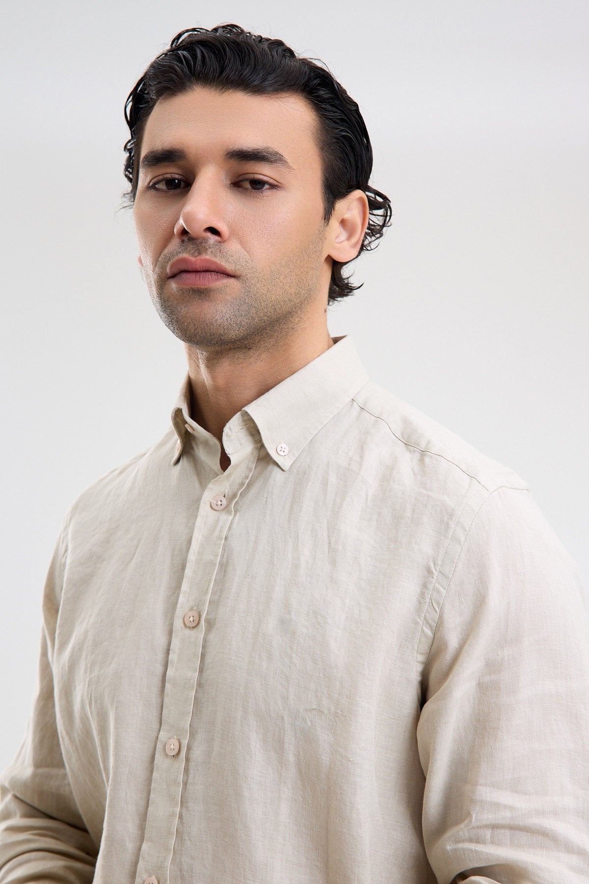 Pure Linen Long Sleeve Shirt