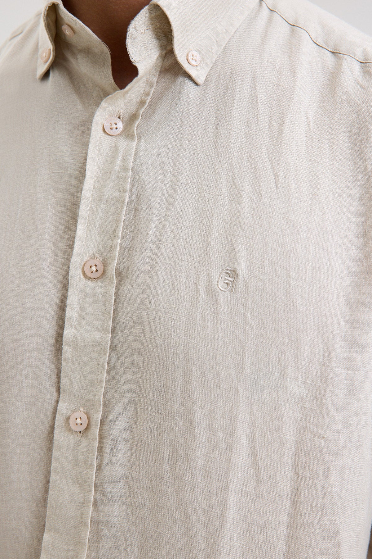 Pure Linen Long Sleeve Shirt
