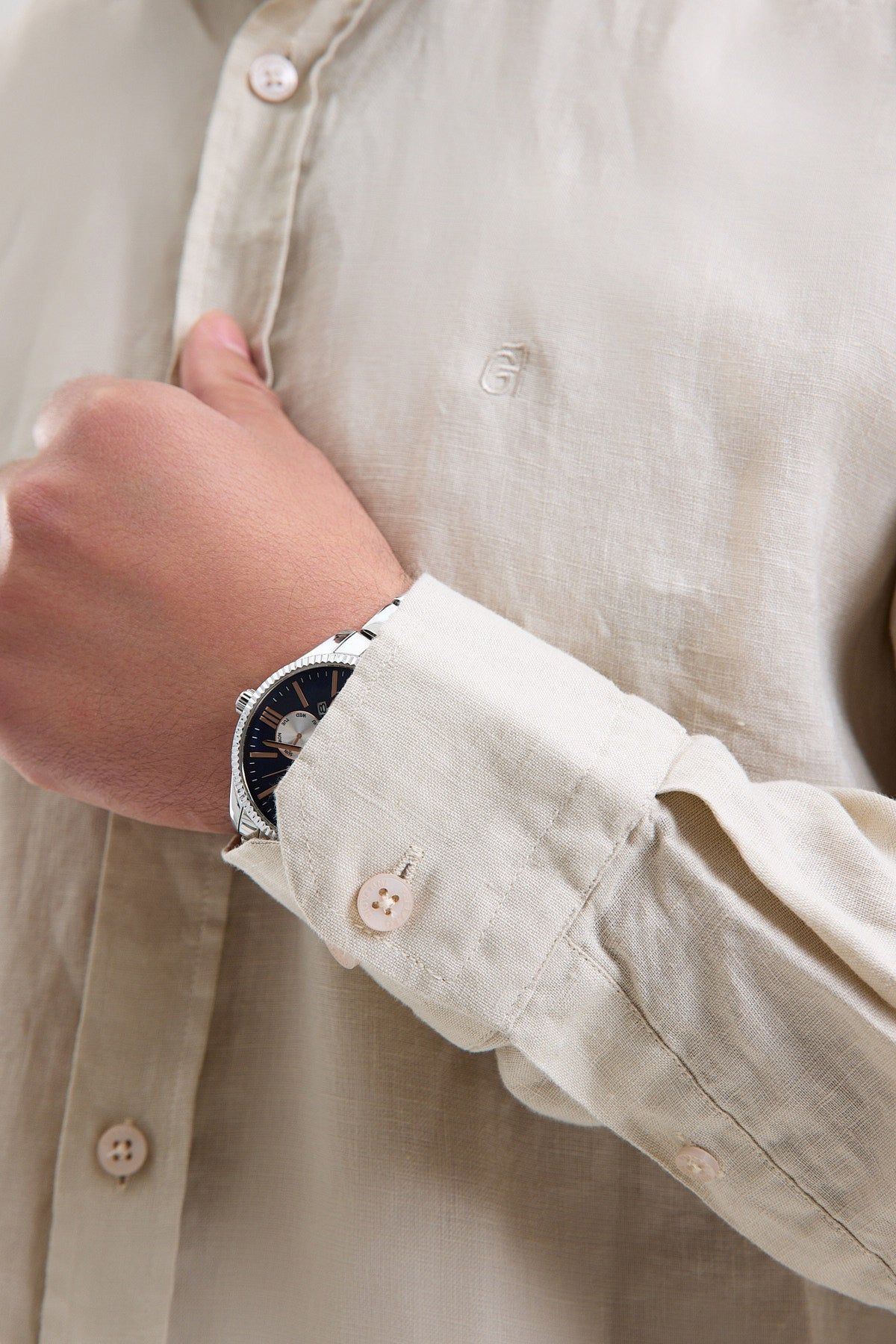 Pure Linen Long Sleeve Shirt