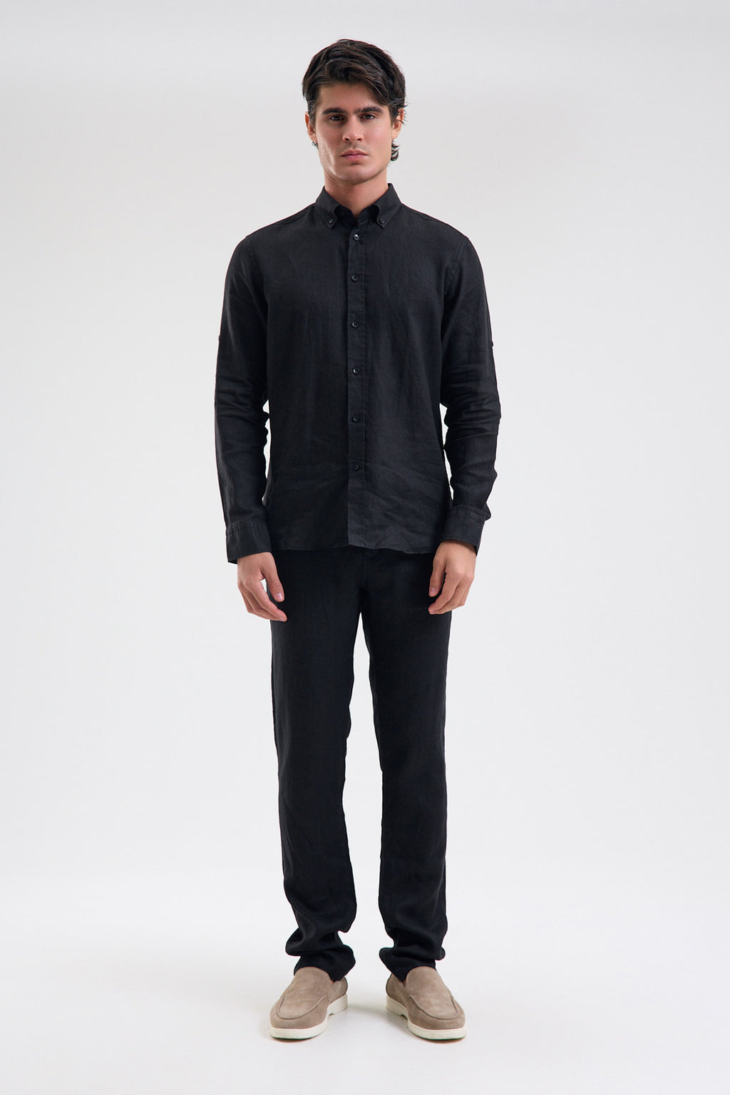 Pure Linen Long Sleeve Shirt