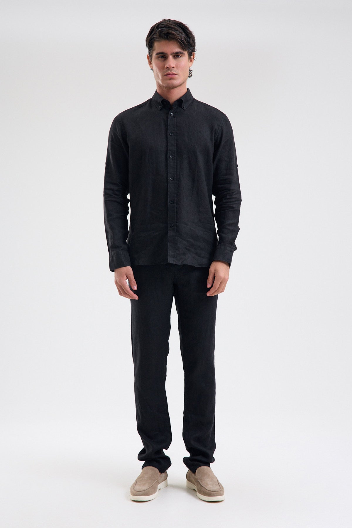 Pure Linen Long Sleeve Shirt