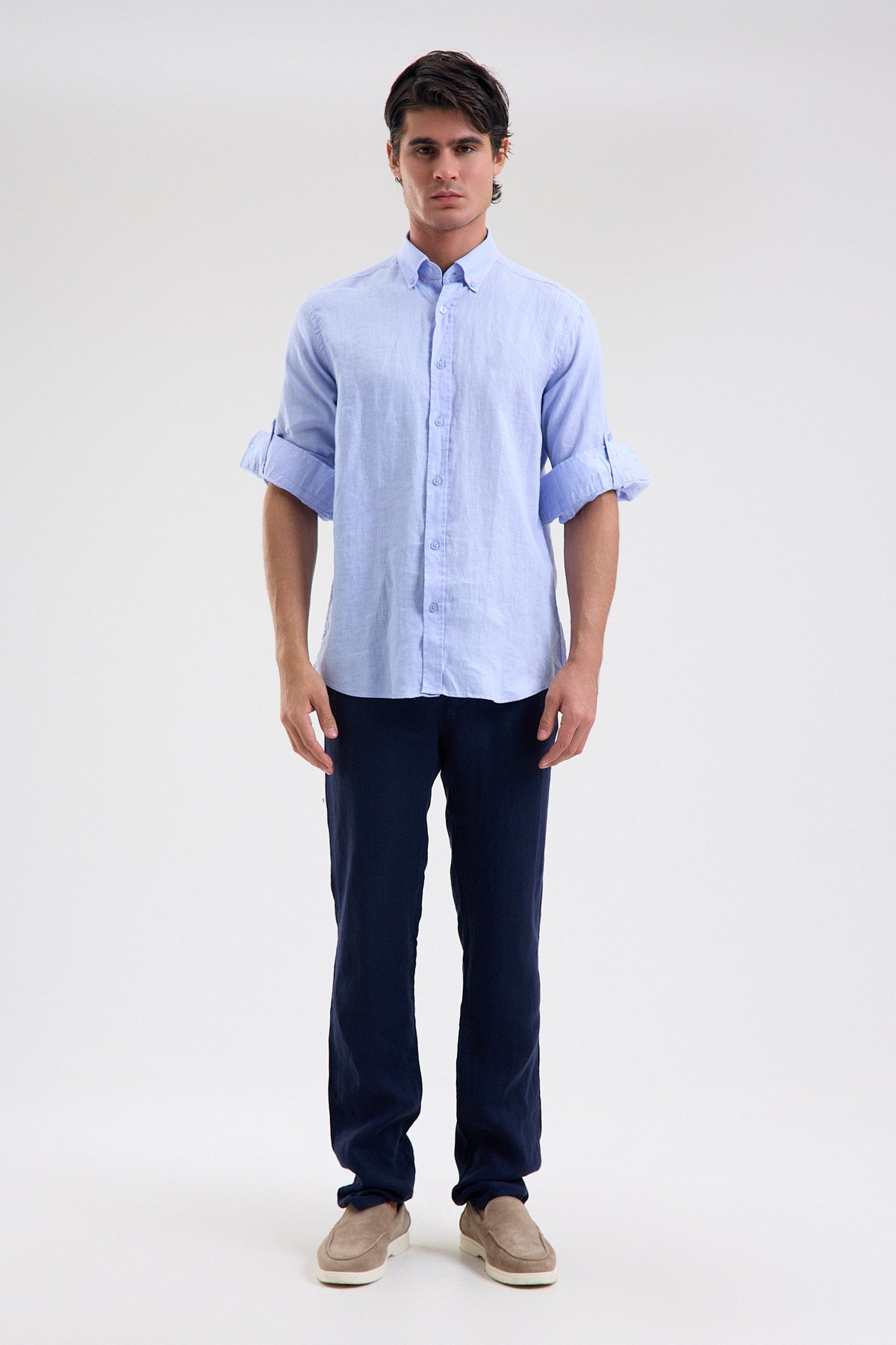 Pure Linen Long Sleeve Shirt