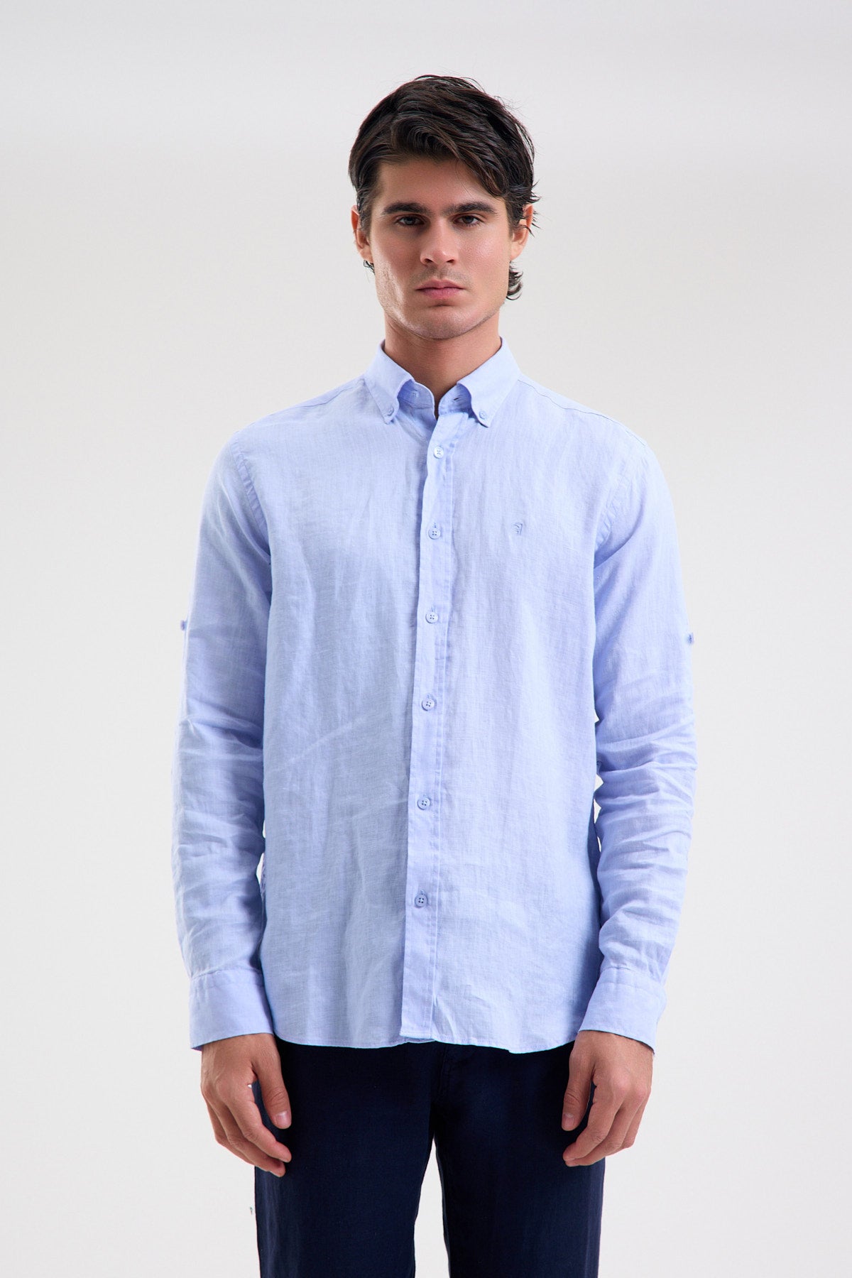 Pure Linen Long Sleeve Shirt