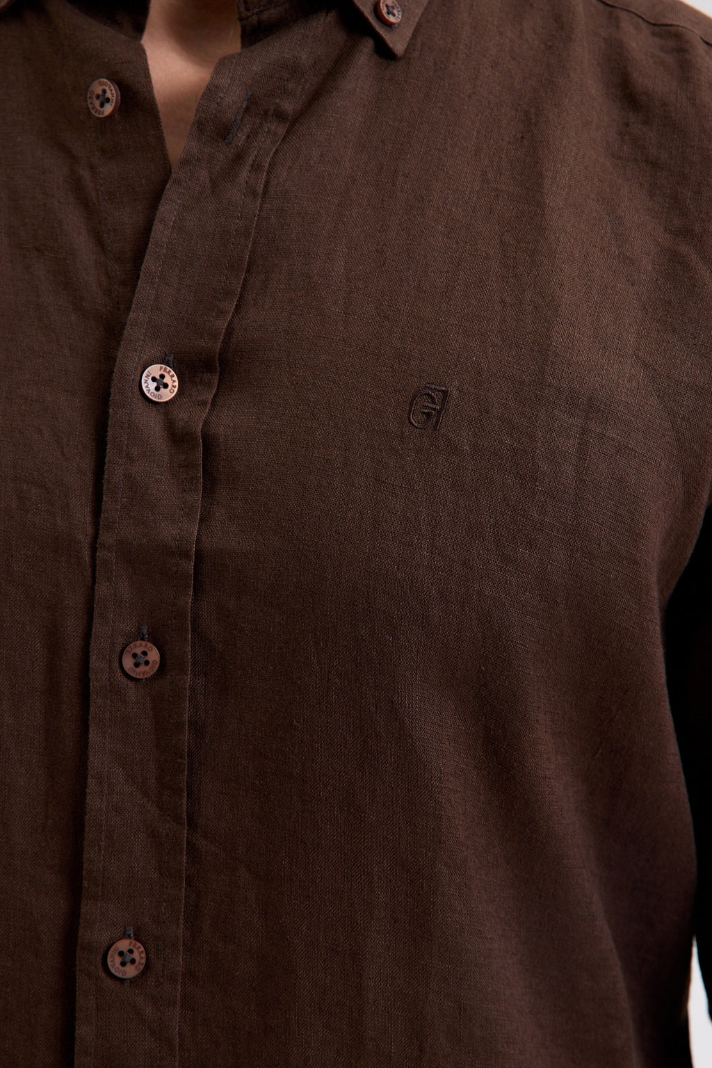Pure Linen Long Sleeve Shirt