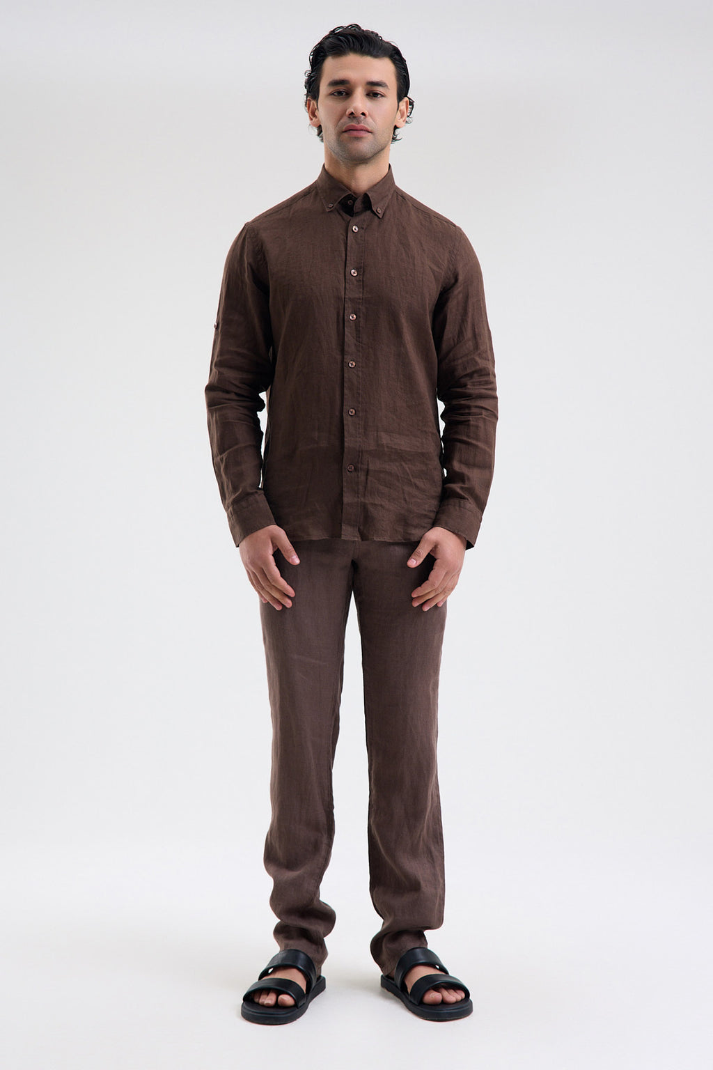 Pure Linen Long Sleeve Shirt