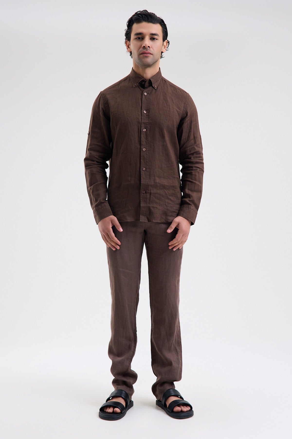Pure Linen Long Sleeve Shirt